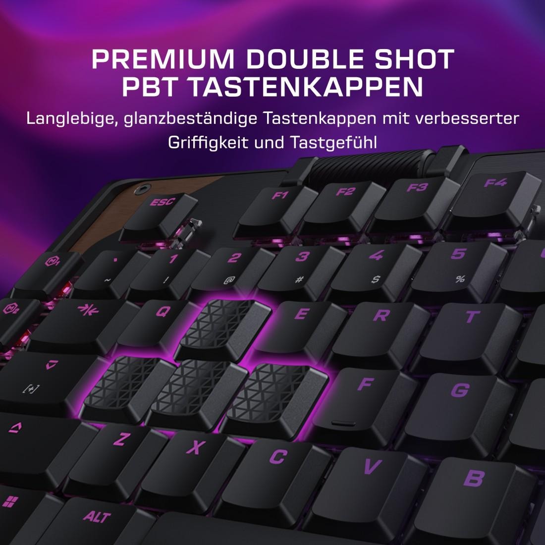 Turtle Beach Gaming-Tastatur »Command KB5« (Angenehmes Tippen | Handgelenkauflage)