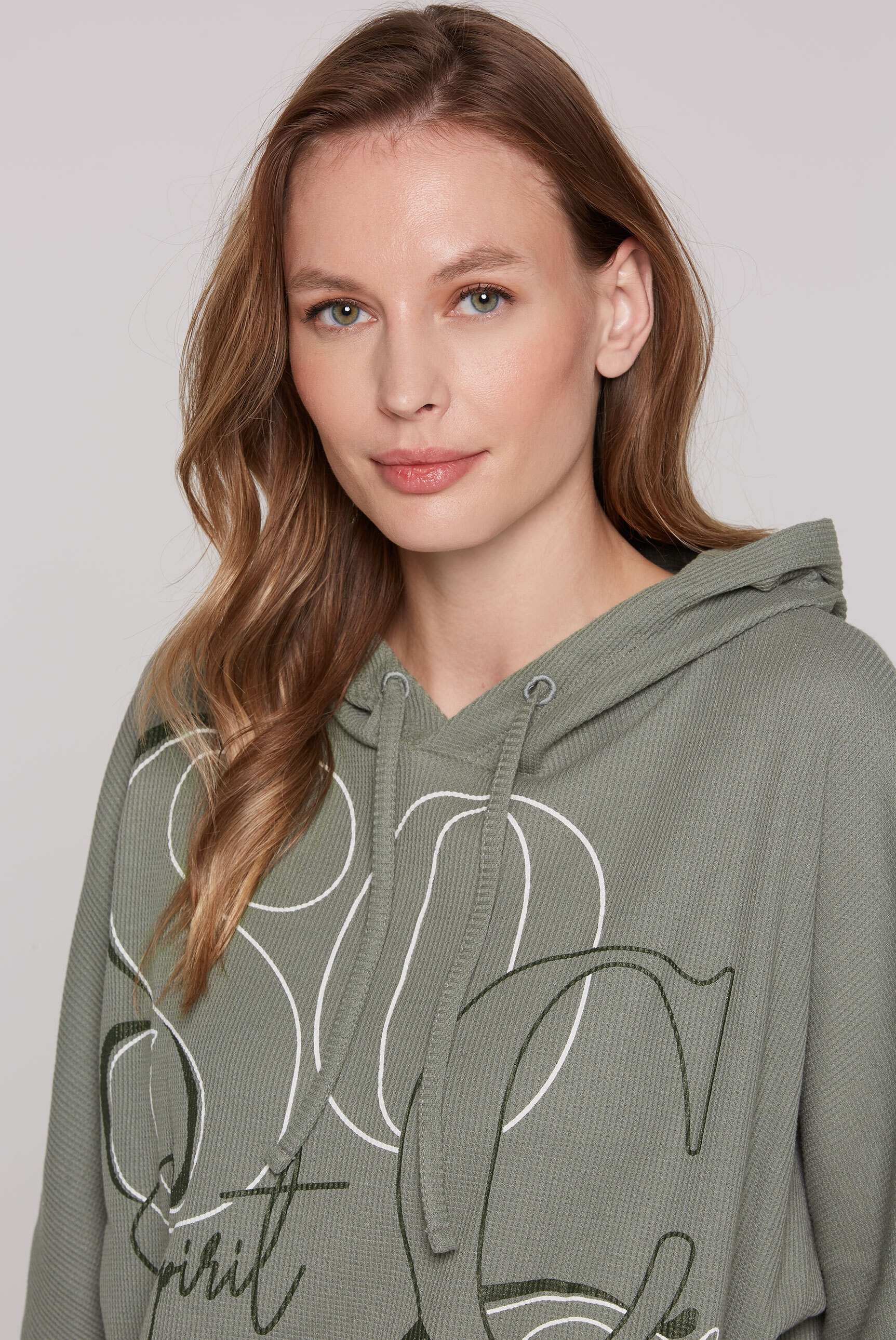 SOCCX Kapuzensweatshirt, mit Gummizug im Saum