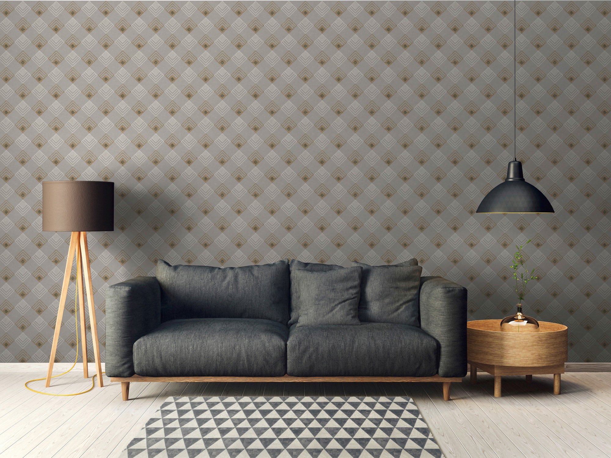 A.S. Création Vliestapete »New Life«, grafisch-geometrisch-gemustert, Grafik Tapete Design Tapeten Wohnzimmer Schlafzimmer Küche Design Büro