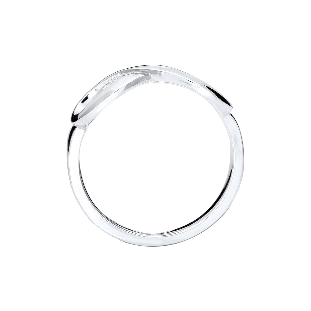 Elli DIAMONDS Verlobungsring »Infinity Ewig Diamant (0.015 ct.) 925 Silber«