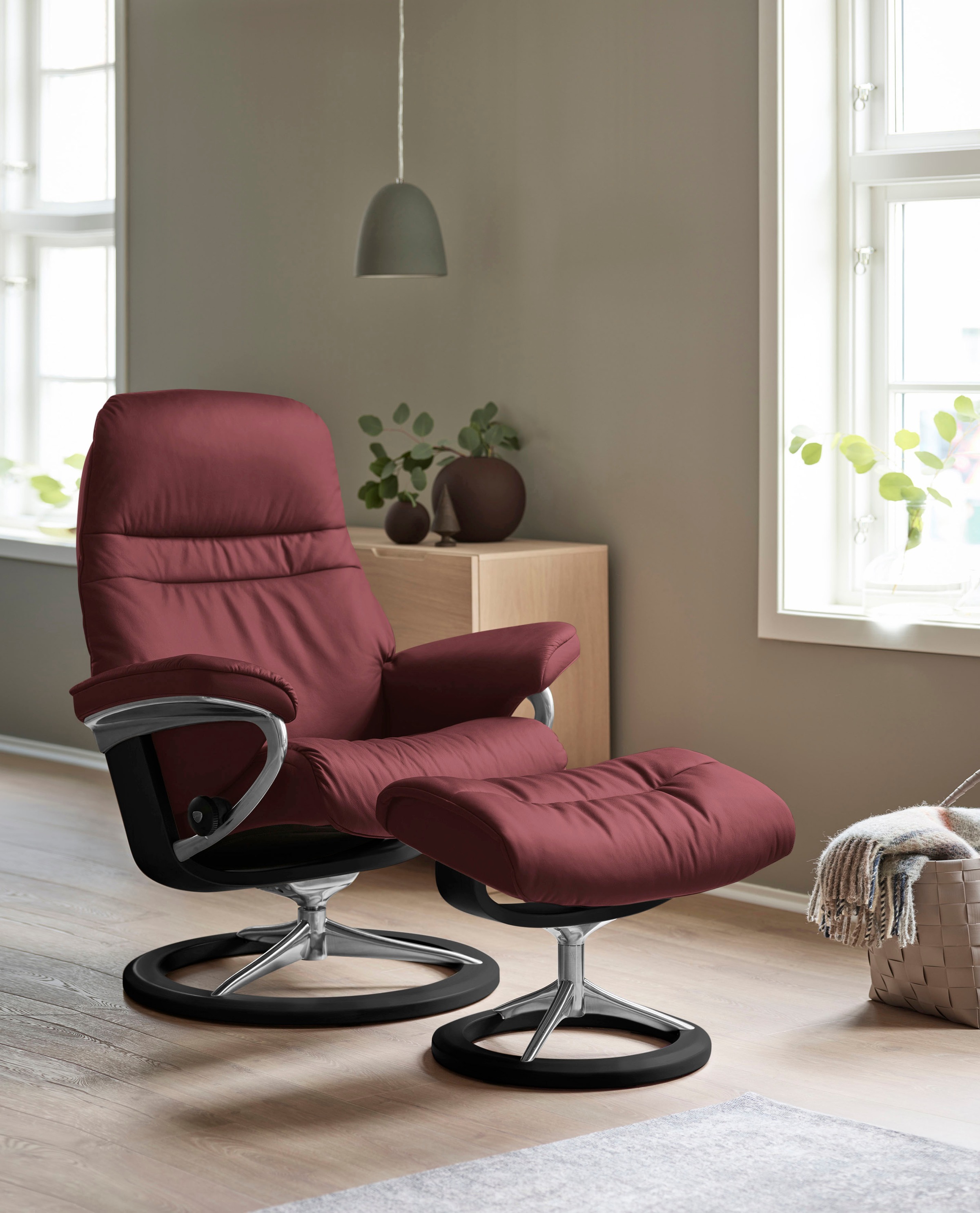 Stressless® Fußhocker »Sunrise«, mit Signature Base, Gestell Schwarz