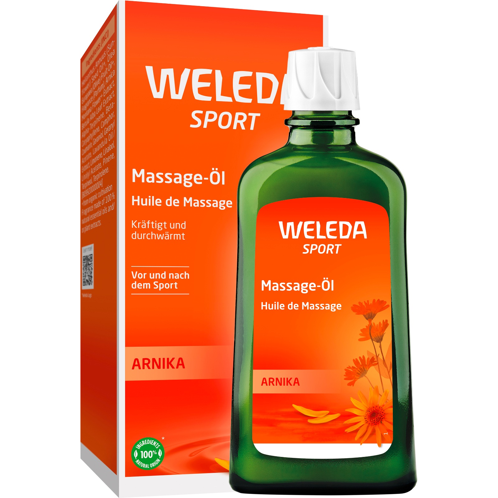 Weleda Weiß Neutral Körperöl "Sport Massage-Öl Arnika" von Baur product image