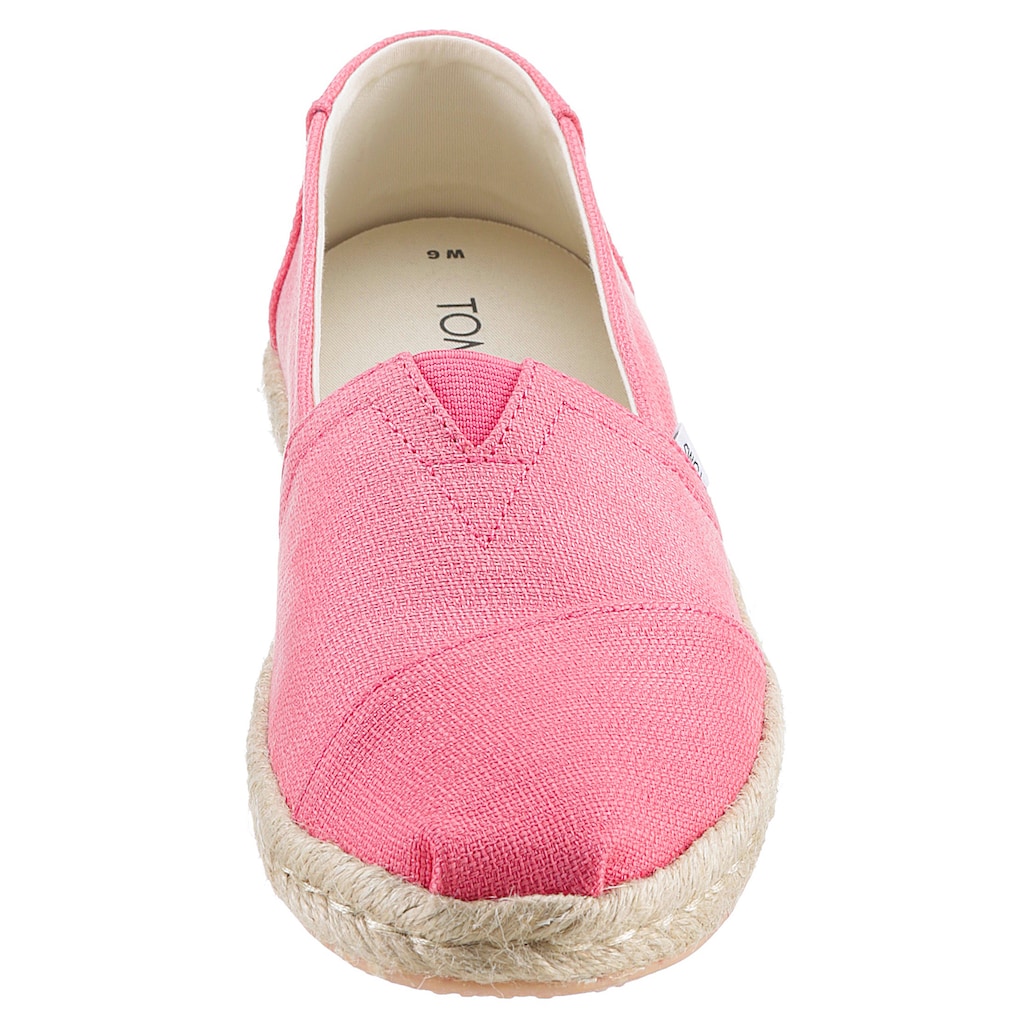 TOMS Espadrille »ALPARGATA ROPE«, in veganer Verarbeitung