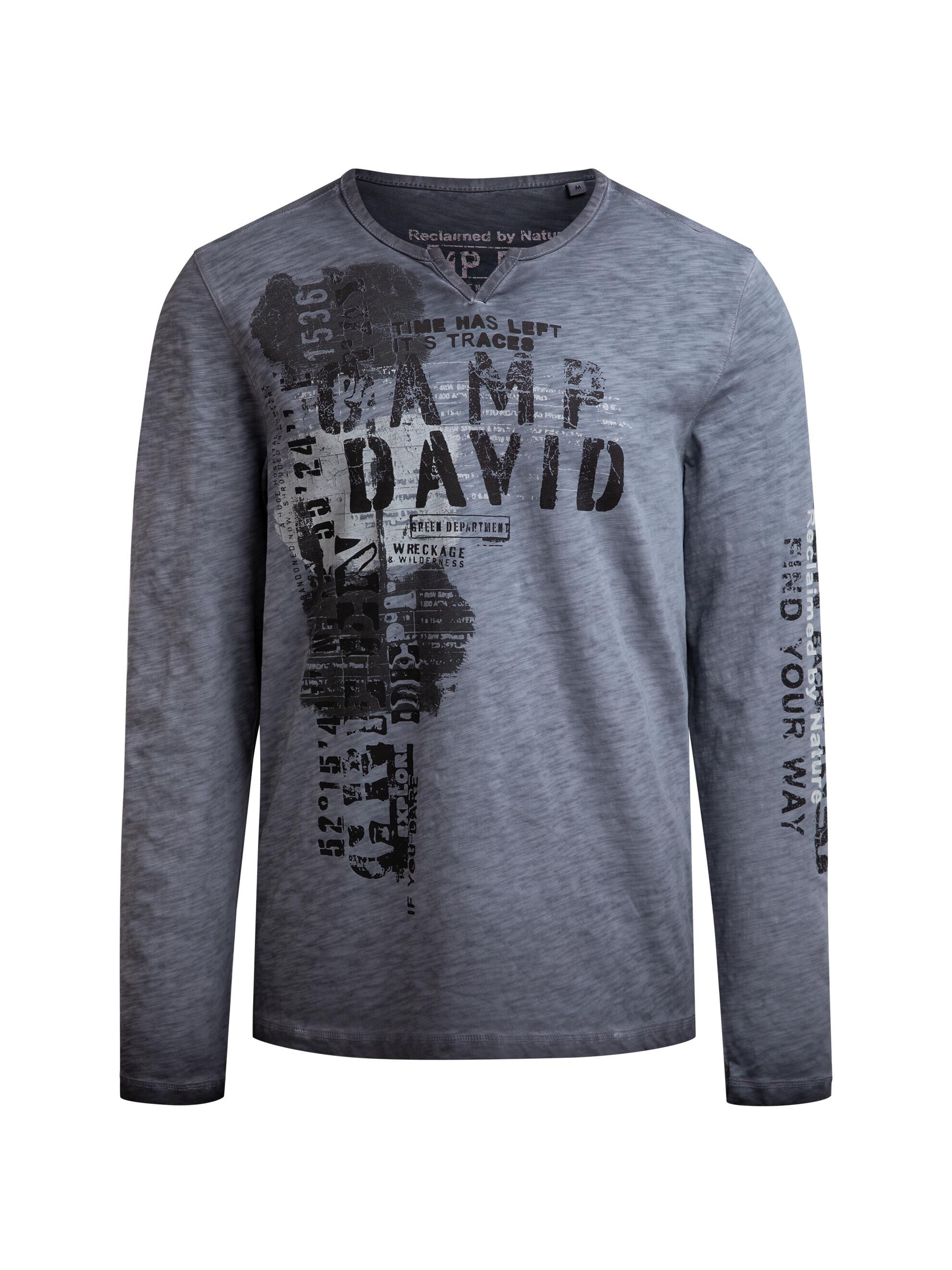 CAMP DAVID Rundhalsshirt aus Baumwolle