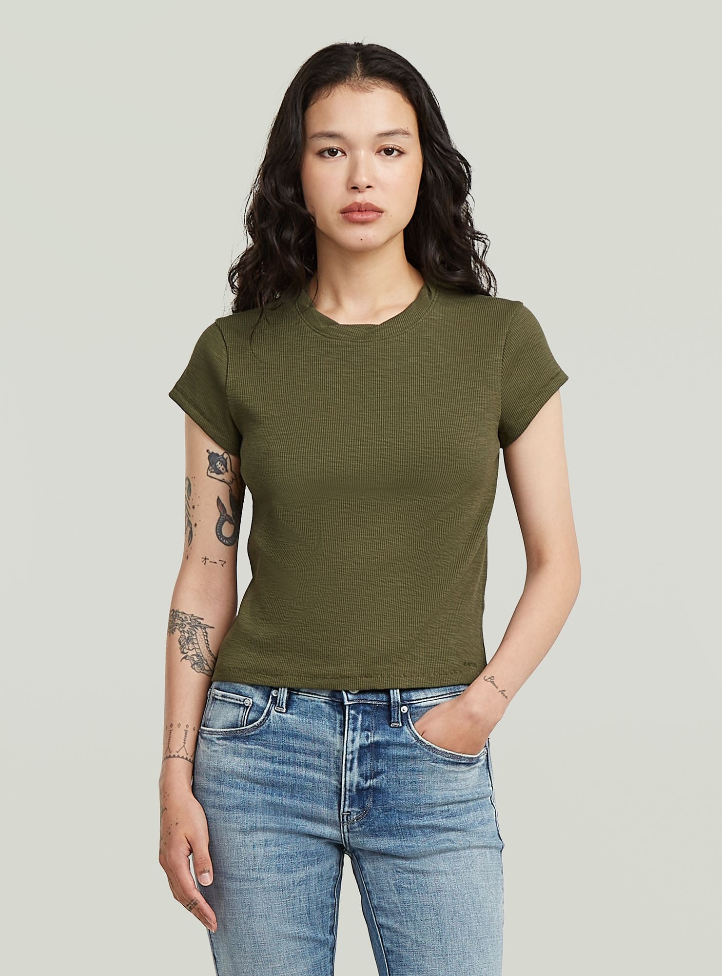 G-STAR T-Shirt "Structured Baby T-Shirt" günstig online kaufen