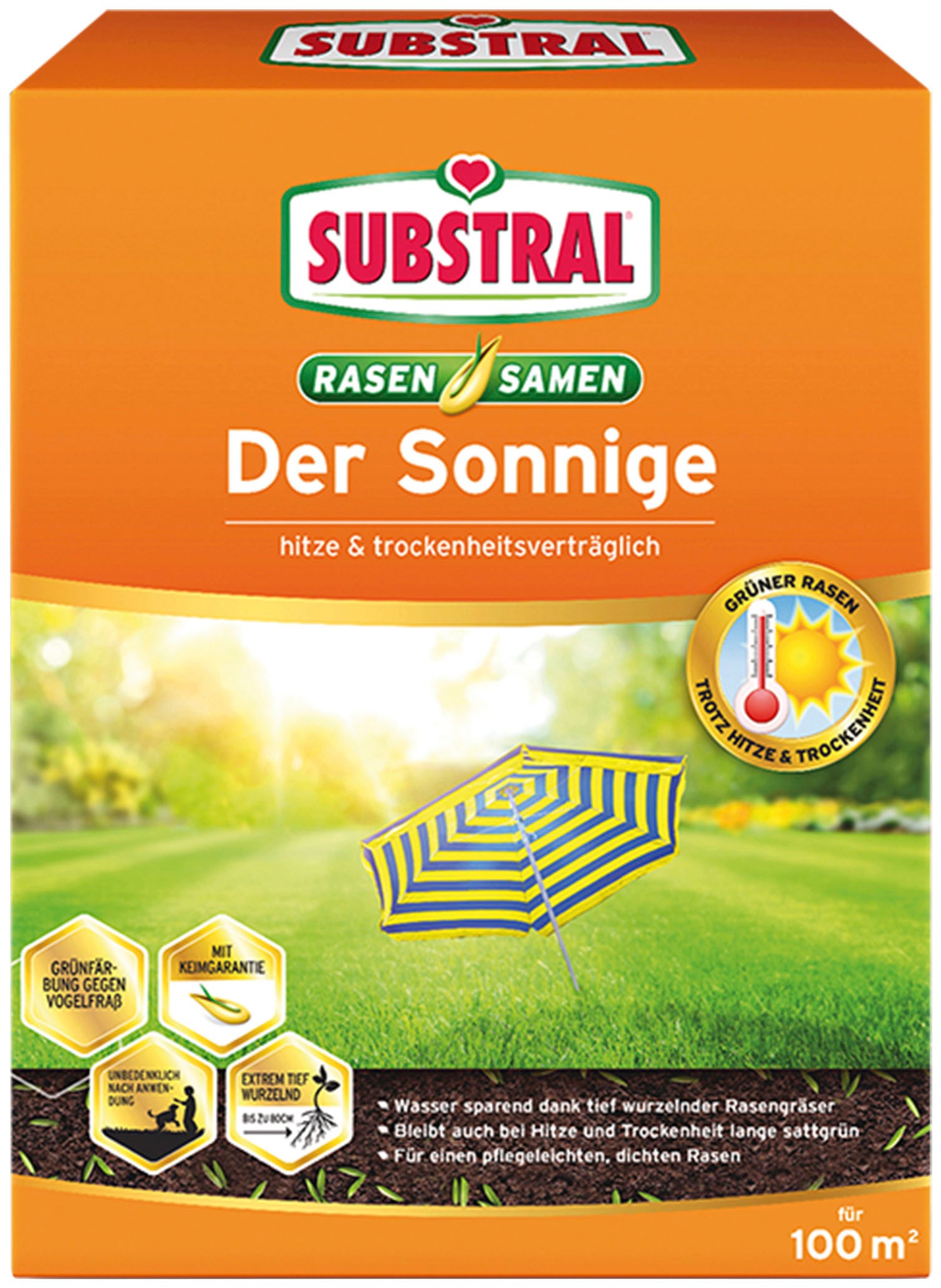 Substral Rasensamen »DER SONNIGE«, für 100 m² kaufen