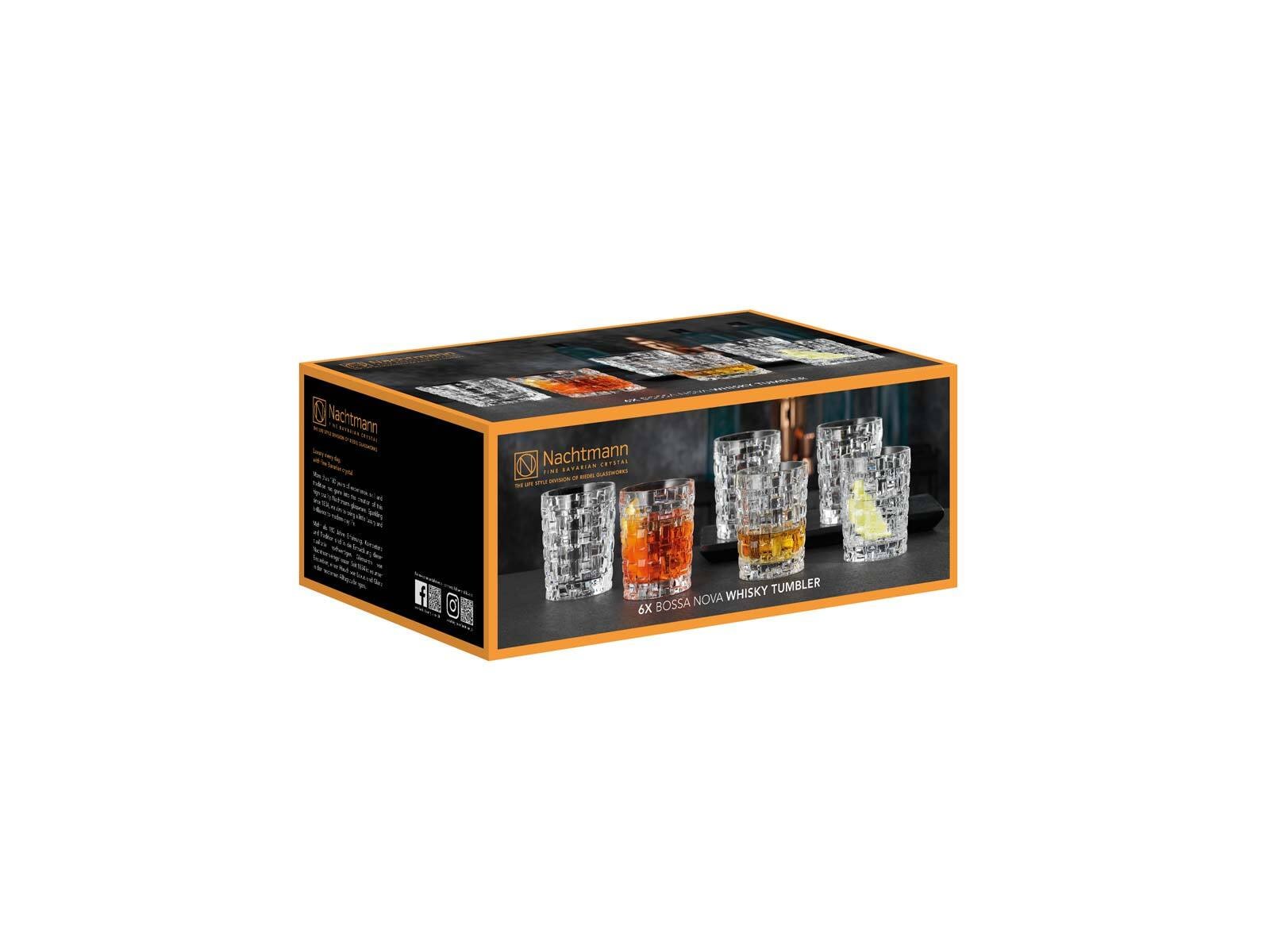 Nachtmann Whiskyglas »Whiskygläser Bossa Nova 330 ml 6er Set transparent« Spülmaschinenfest