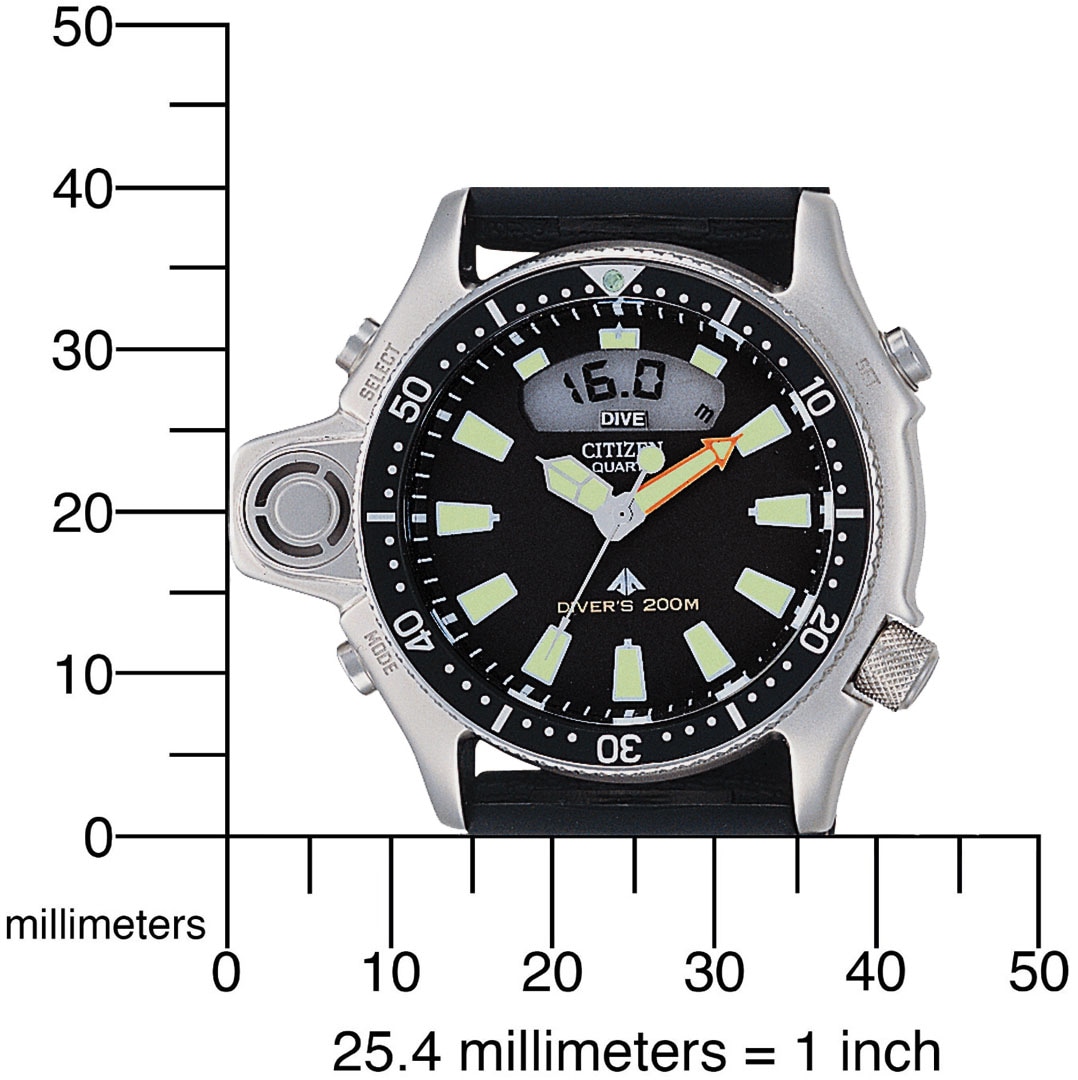 Citizen Taucheruhr »Promaster Marine Aqualand, JP2000-08E«, Armbanduhr, Quarzuhr, Herrenuhr, bis 20 bar wasserdicht, Datum