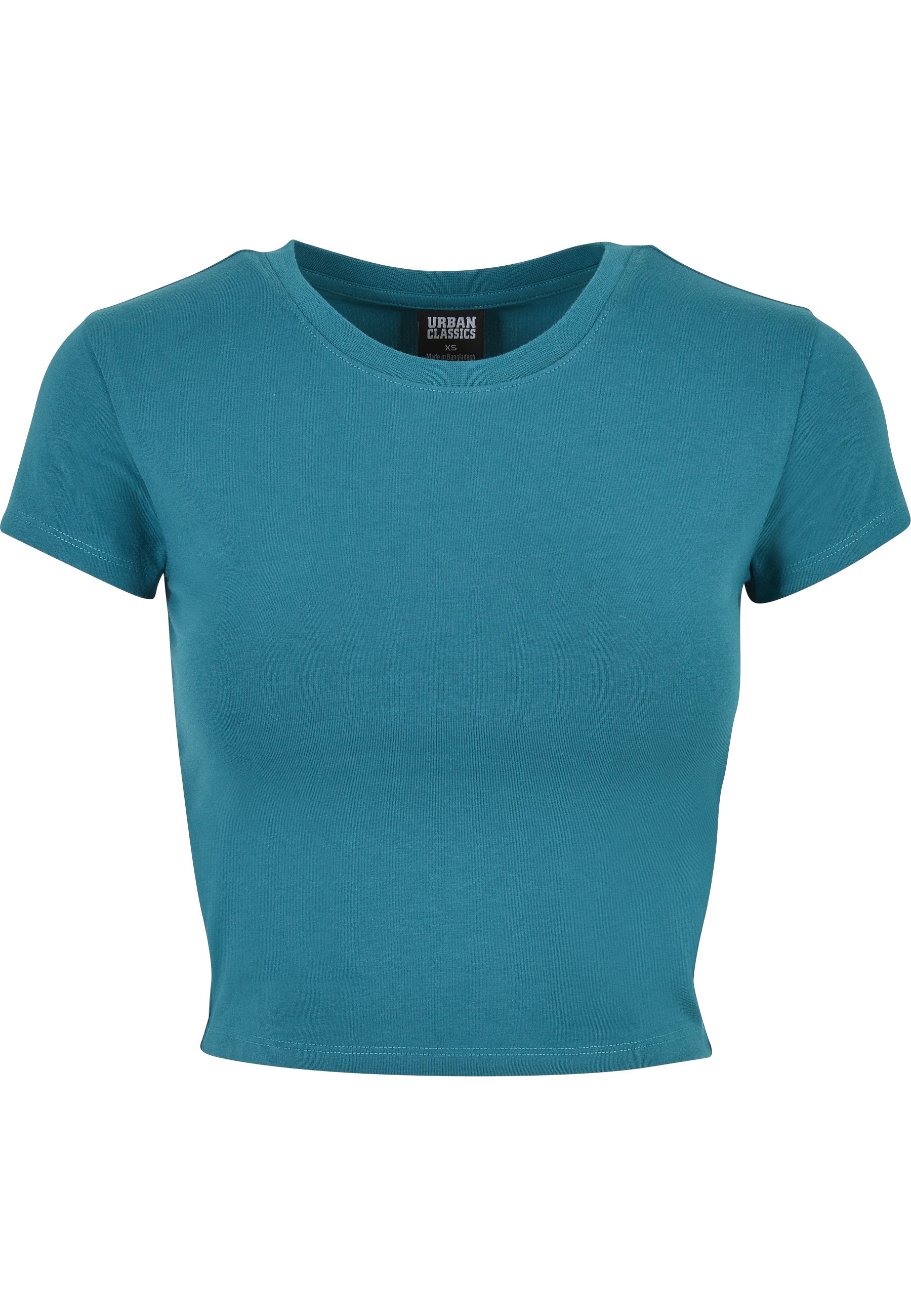 URBAN CLASSICS T-Shirt "Urban Classics Damen Ladies Stretch Jersey Cropped günstig online kaufen
