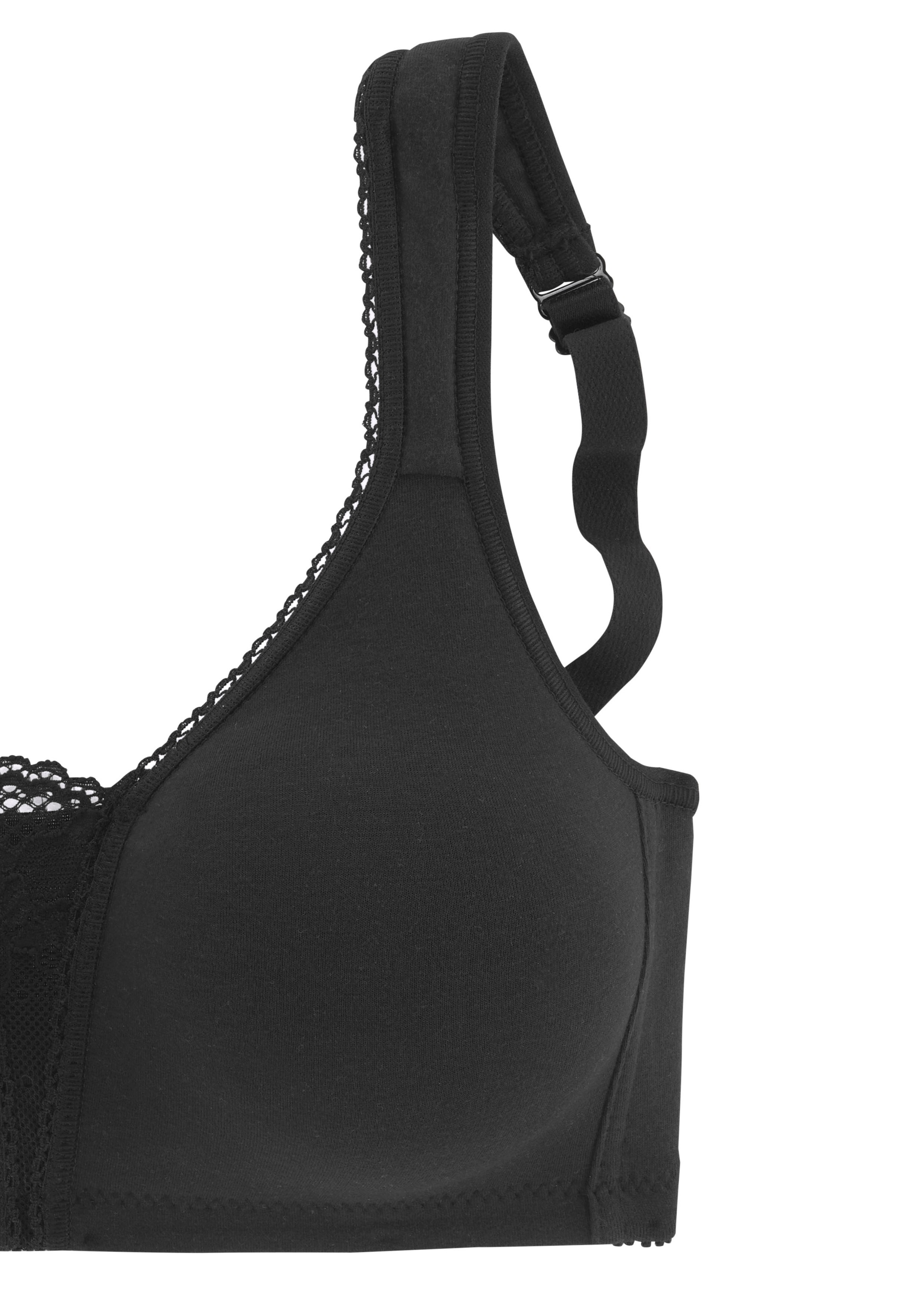 Thumbnail - petite fleur Soft-BH Packung, 2 Stück, ohne Bügel mit Spitzen-Details