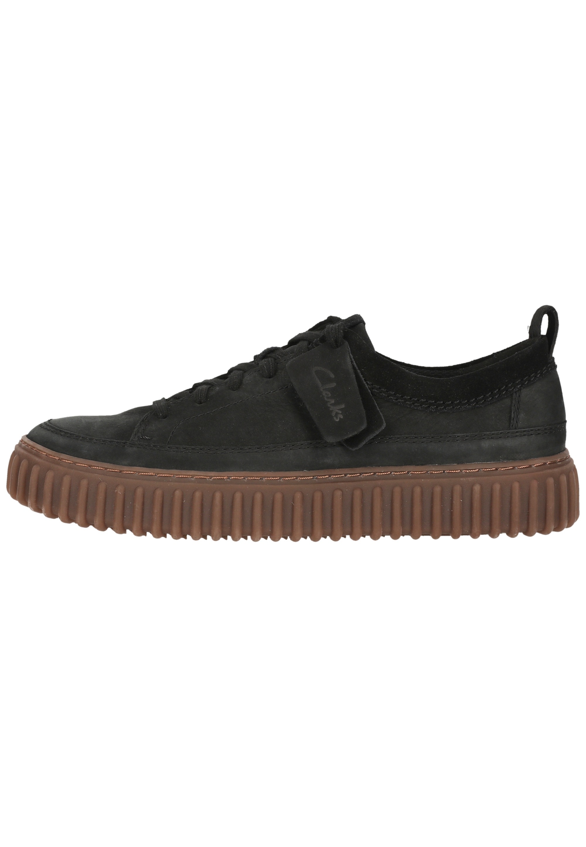 Clarks Sneaker "Torhill Lace" mit gerippter Laufsohle günstig online kaufen