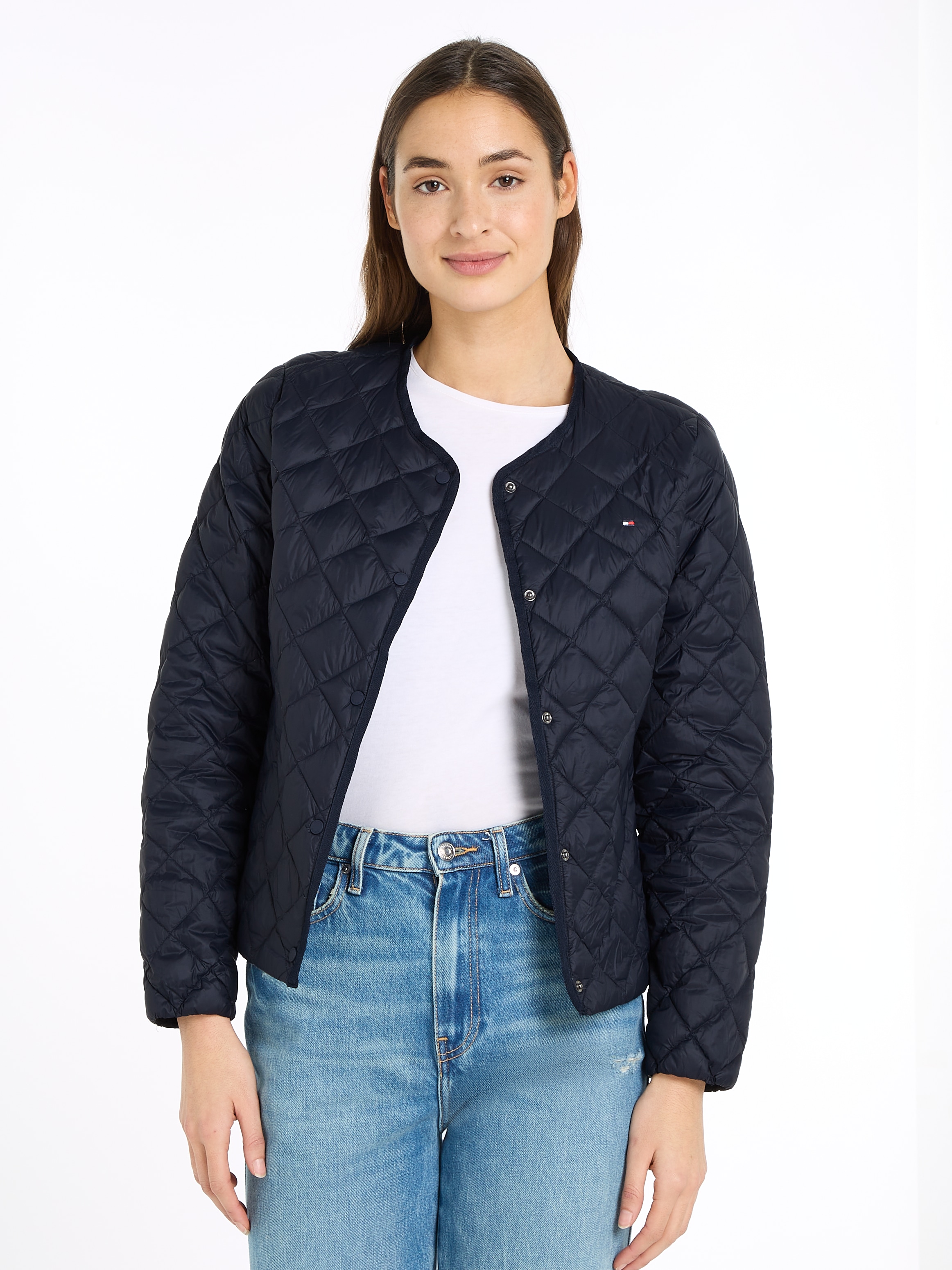 Tommy Hilfiger Steppjacke, mit Logostickerei günstig online kaufen