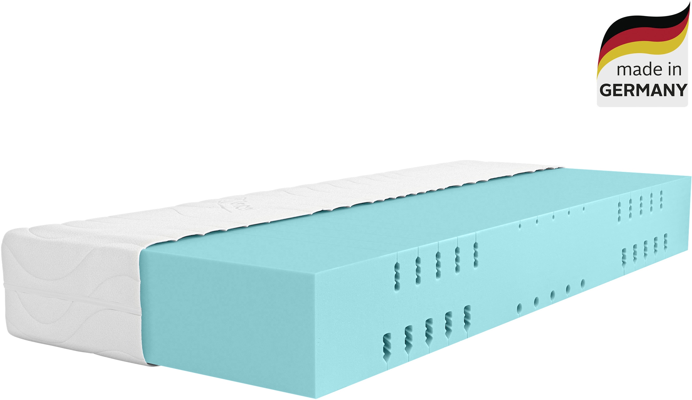 OTTO home Komfortschaummatratze "NEUHEIT, PREMIUM Tornby, 90x200 cm, 140x200 cm & mehr, atmungsaktiv" 27 cm hoch Raumgewicht: 39 kg/m³ 1 Stk. tlg. Wendematratze H2+3/H3+4/H4+5, ergonomisch, langlebige Qualität (RG 39)