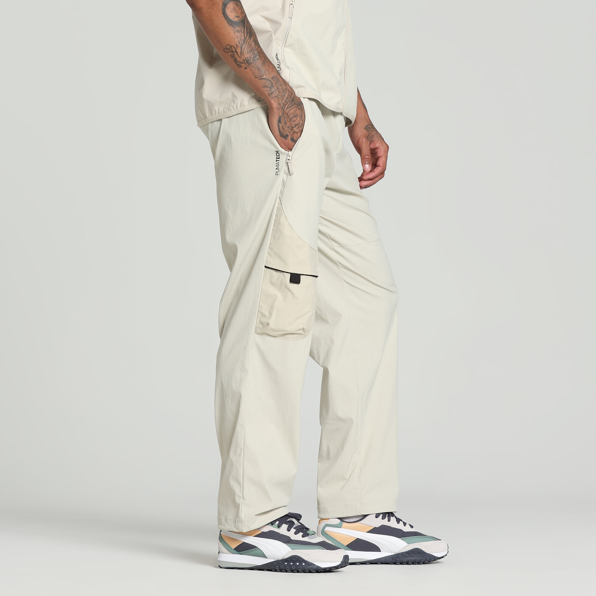 PUMA Sporthose »PUMATECH Relaxed Cargohose Herren«