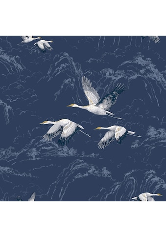 Laura Ashley Vliestapete » Animalia Midnight Vliest...