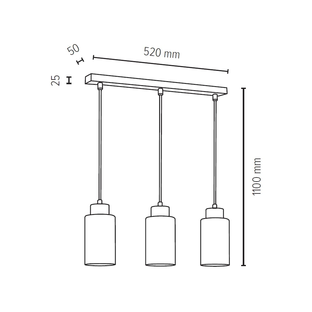 aus flammig-flammig, Eichenholz, Light 3 Glas Naturprodukt Schirm Pendelleuchte | aus SPOT BAUR Hängeleuchte, »BOSCO«, Nachhaltig,