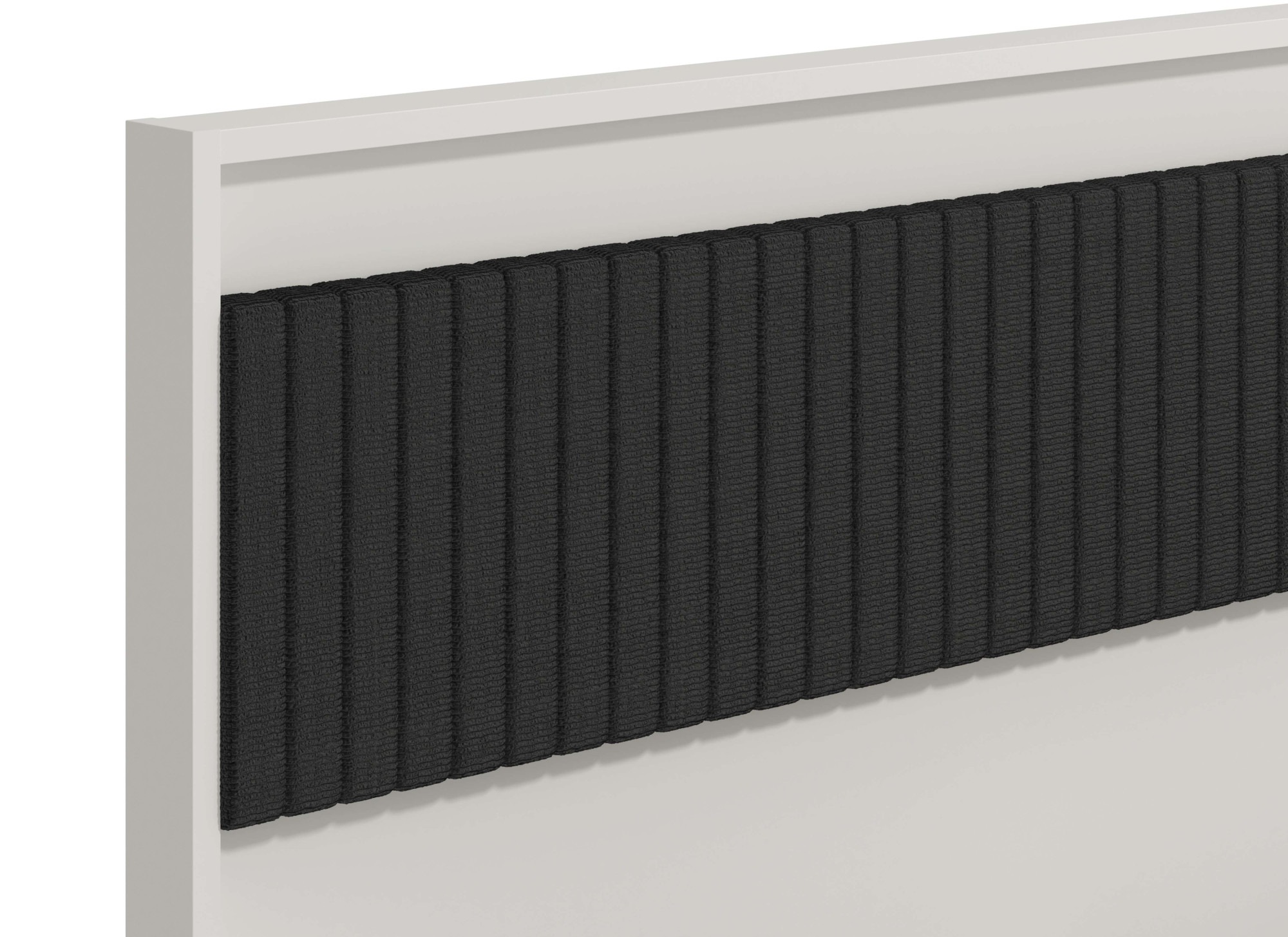 INOSIGN Bettgestell »Ascalon, gepolstertes Kopfteil, bezogen mit weichem Cordstoff«, Liegeflächen 160 oder 180x200 cm, FSC® -zertifizierter Holzwerkstoff