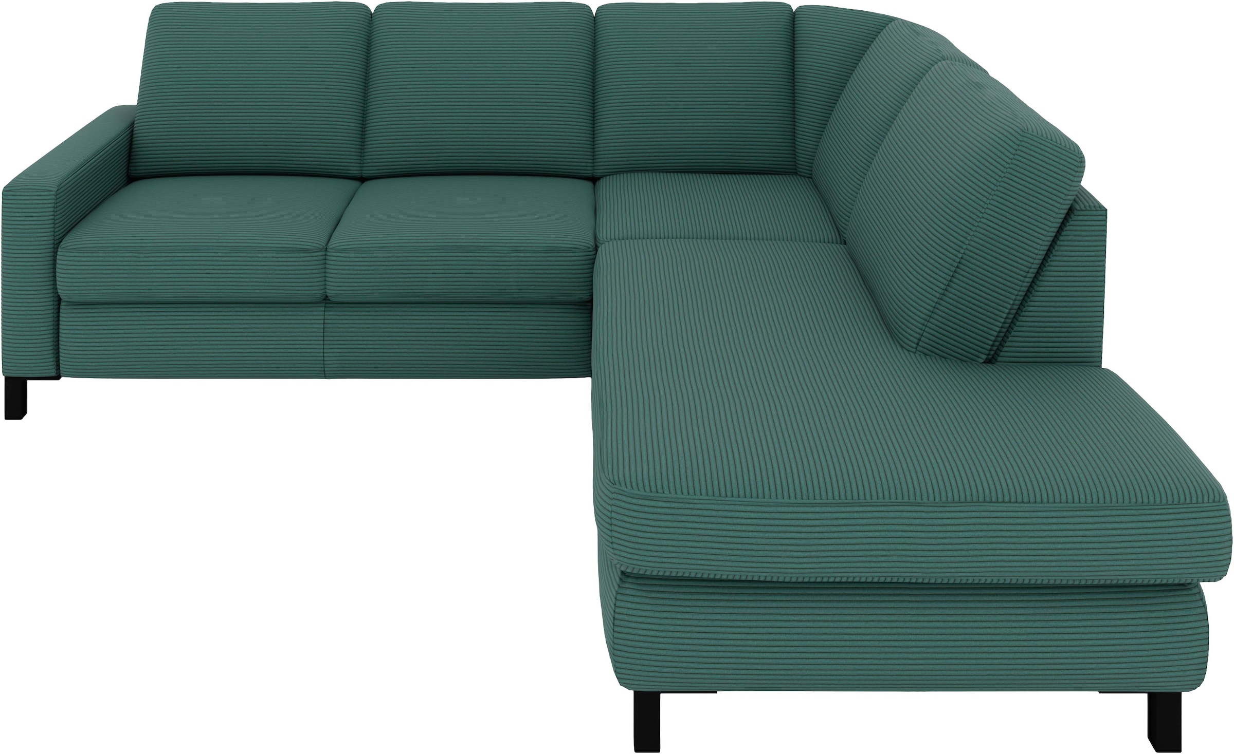 Musterring Ecksofa »MR365« Mit flacher 15 cm Armlehne, wahlweise in 3 Materialien, 233 x 219 cm