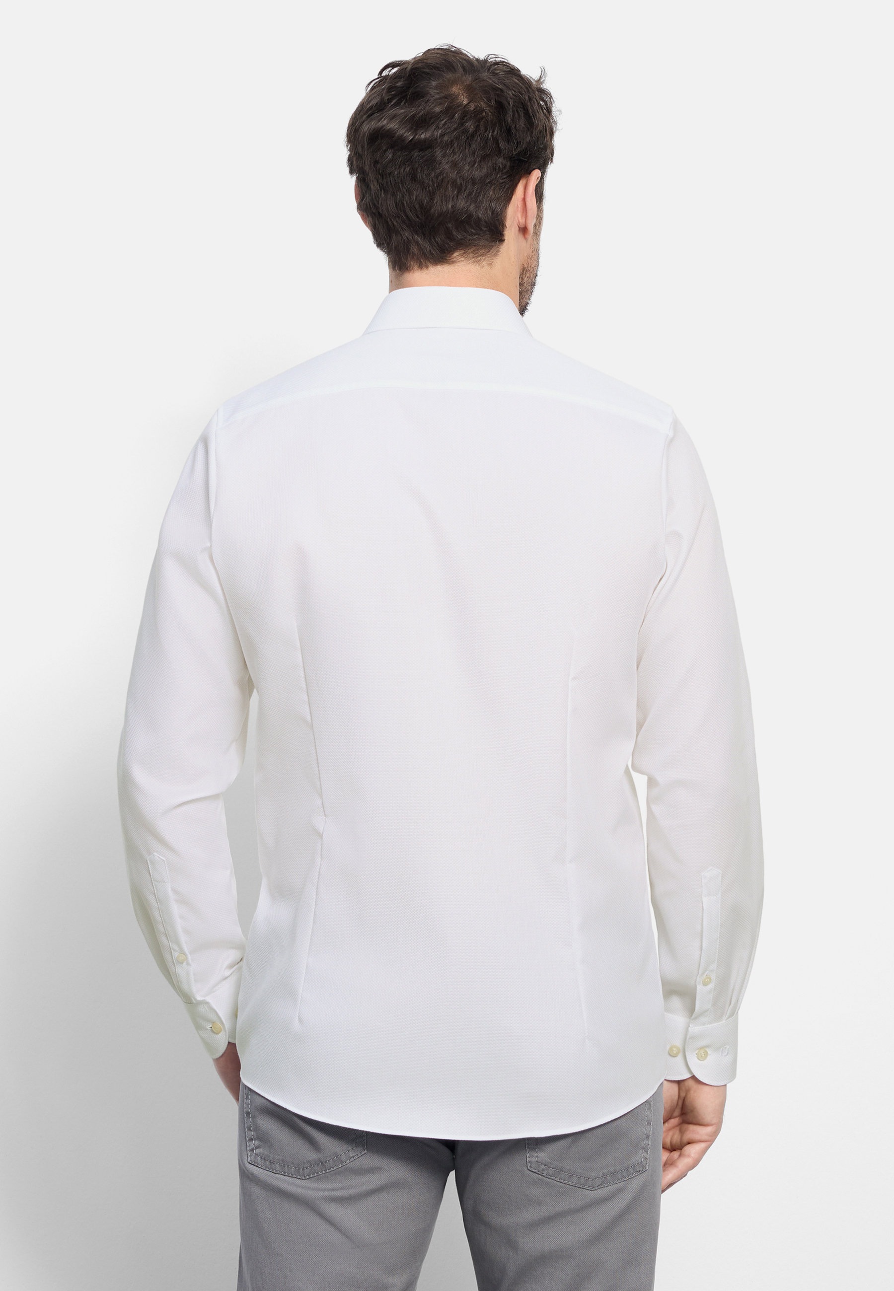 OLYMP Level Five Body Fit Royal Kent Men's Shirt White 39 6
