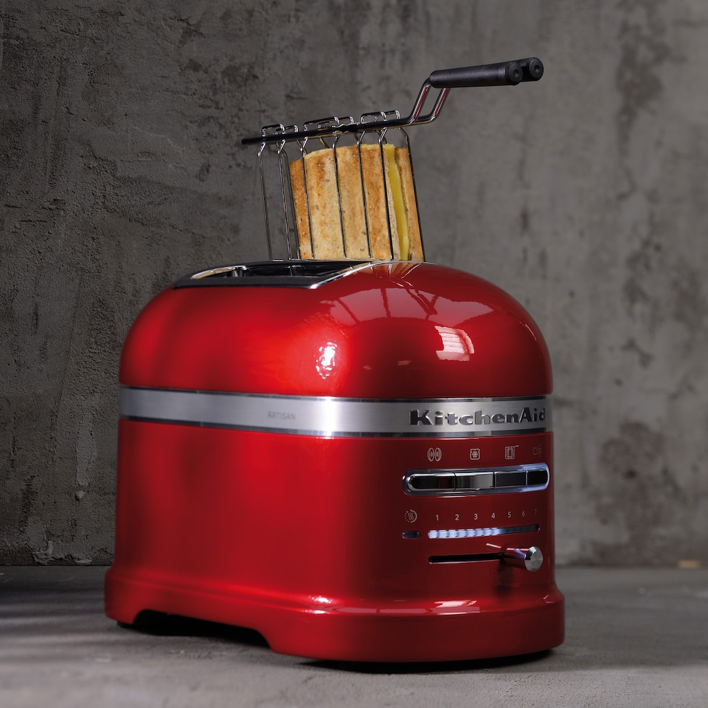 KitchenAid Toaster »Artisan 5KMT2204EER EMPIRE ROT«, 2 kurze Schlitze, für 2 Scheiben, 1250 W