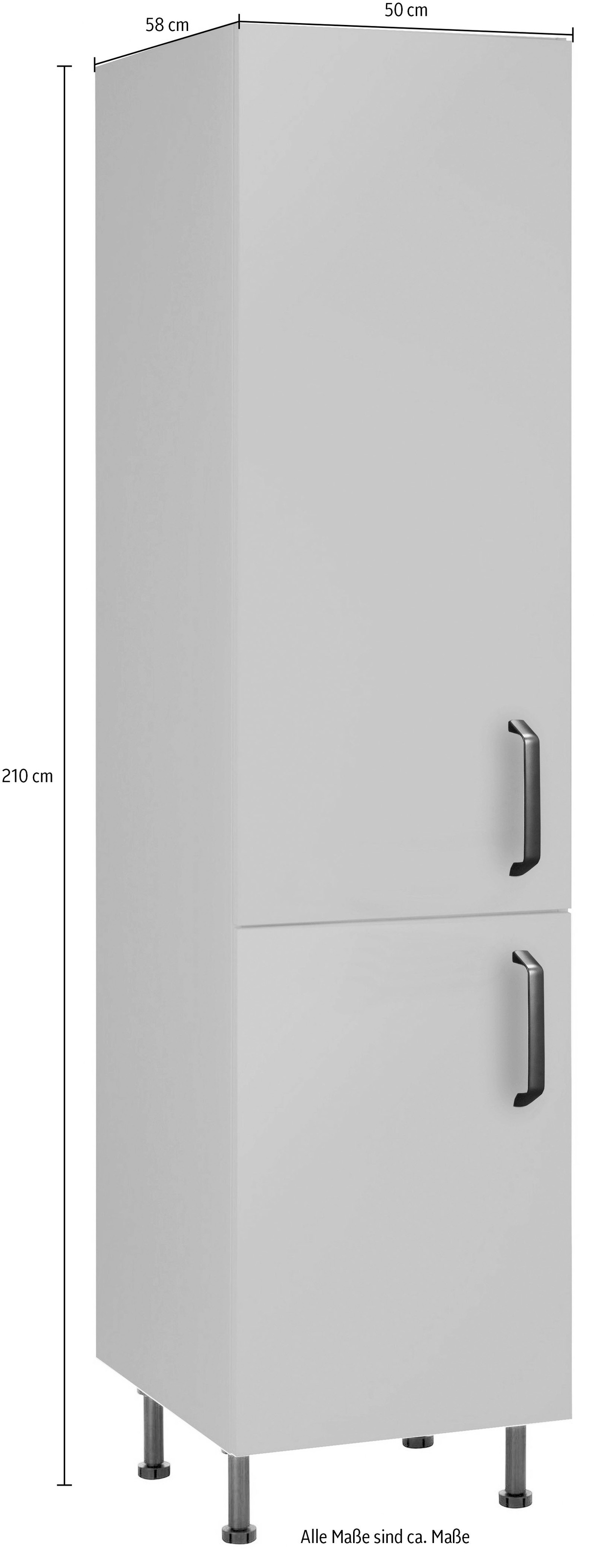 wiho Küchen Seitenschrank »Simi«, 50 cm breit, höhenverstellbare Füße