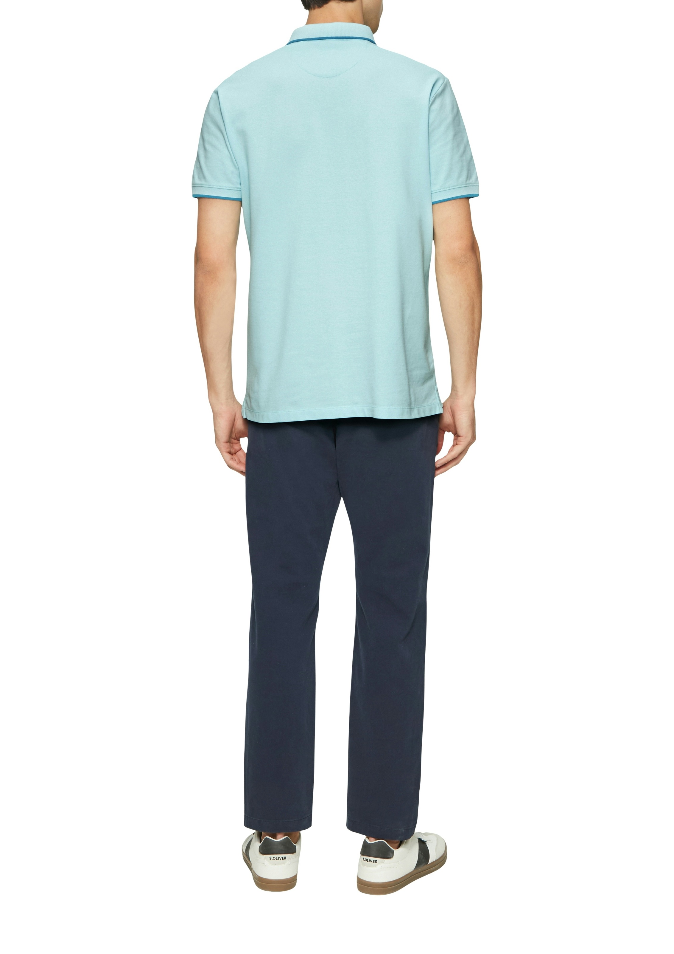 s.Oliver Poloshirt mit Kontrast-Details