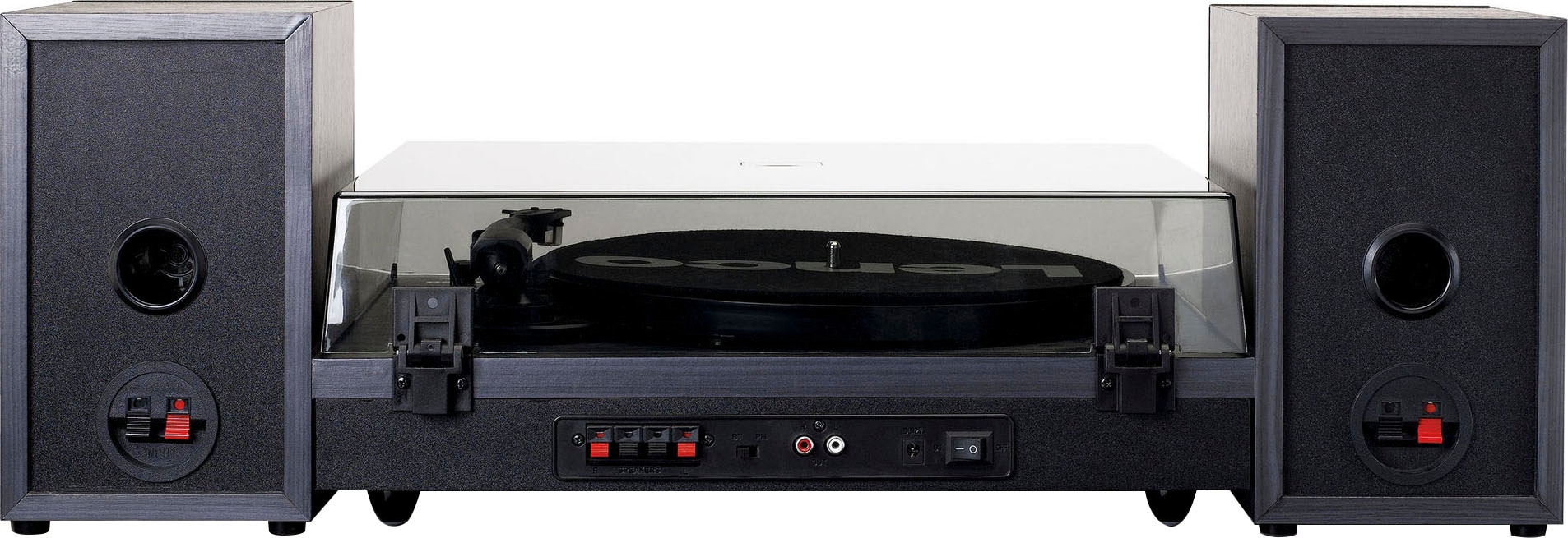 Lenco Plattenspieler »LS-300BK ext. mit Lautsprechern« Plattenspieler | BAUR