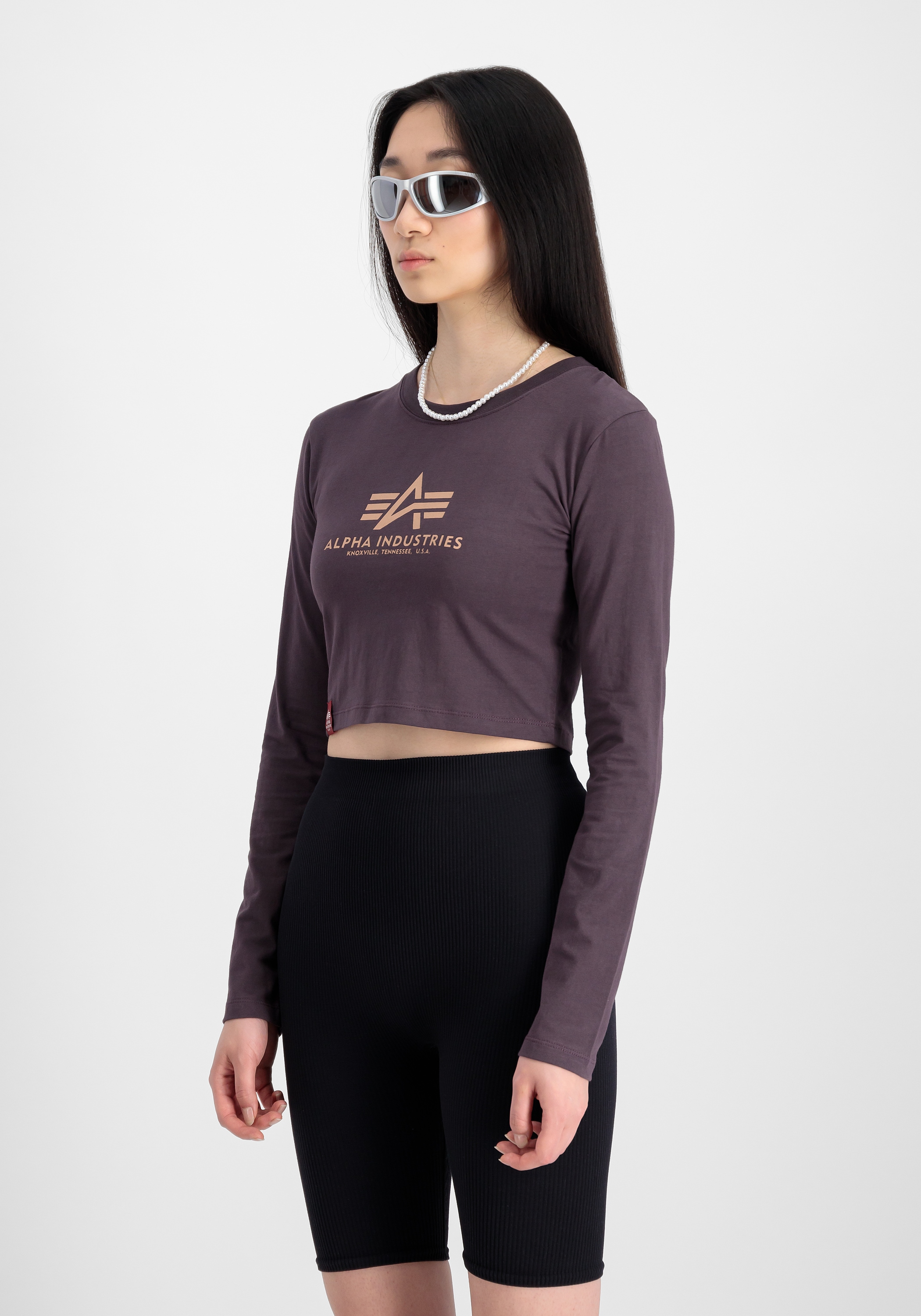 Alpha Industries Sweater »Alpha Industries Women - Longsleeves Basic Cropped LS Women«