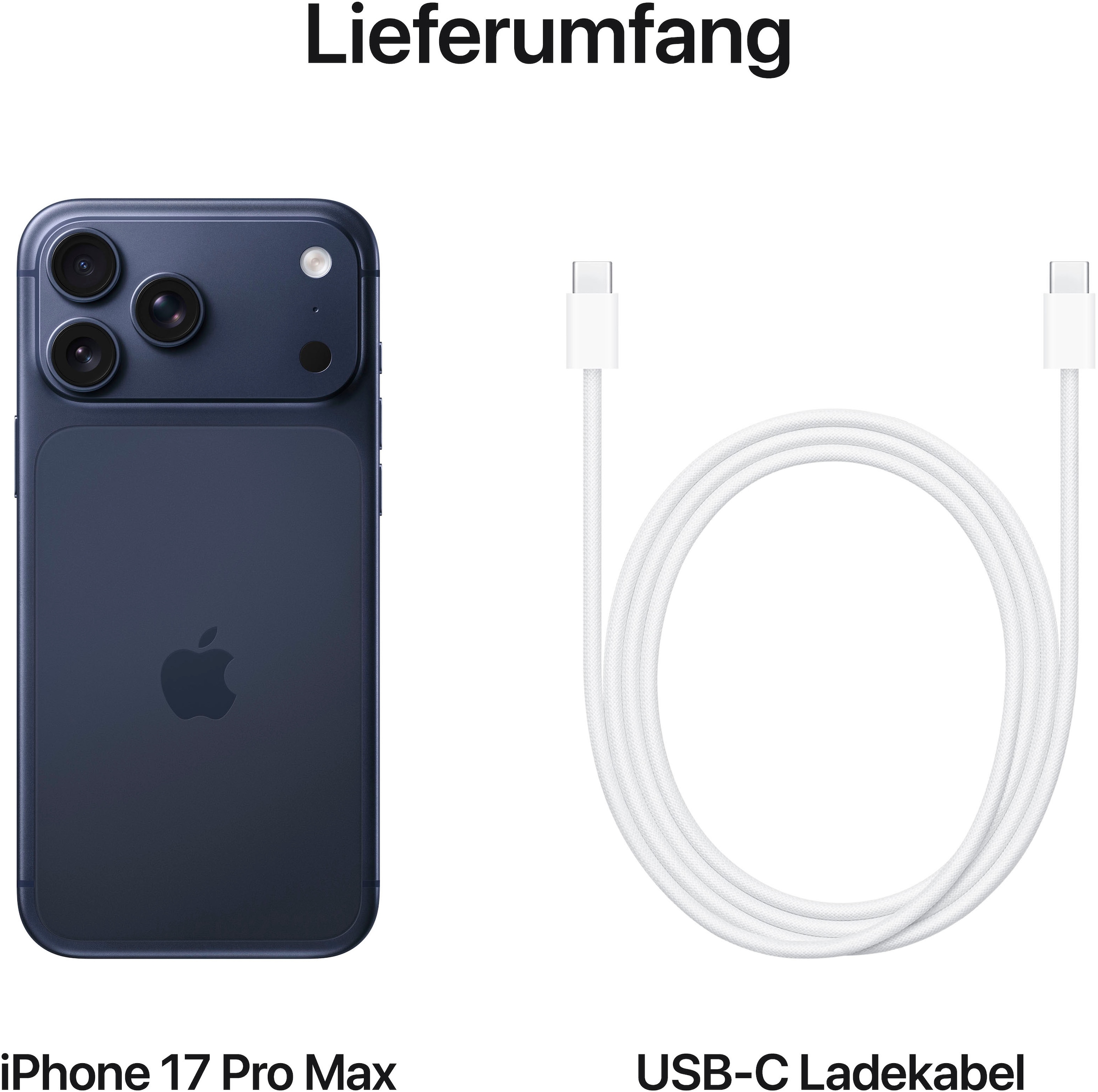 Apple Smartphone »iPhone 17 Pro Max«, Tiefblau