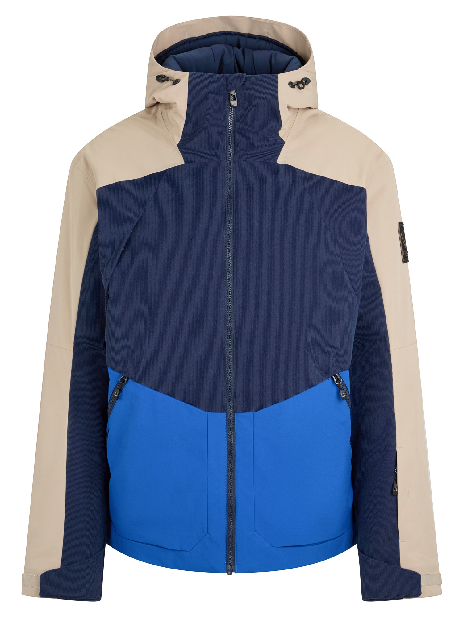 Ziener Skijacke "TOBIN-Z AQUASHIELD HERREN" wasserdicht, winddicht, atmungsaktiv, elastisch, Kapuze