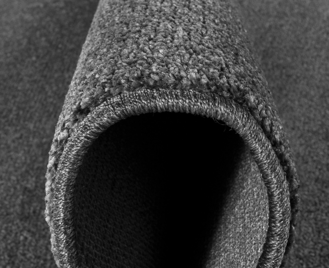 my home Teppich »Feodora« rechteckig 11 mm Höhe Kurzflor, Uni-Farben, ideal im Wohnzimmer & Schlafzimmer