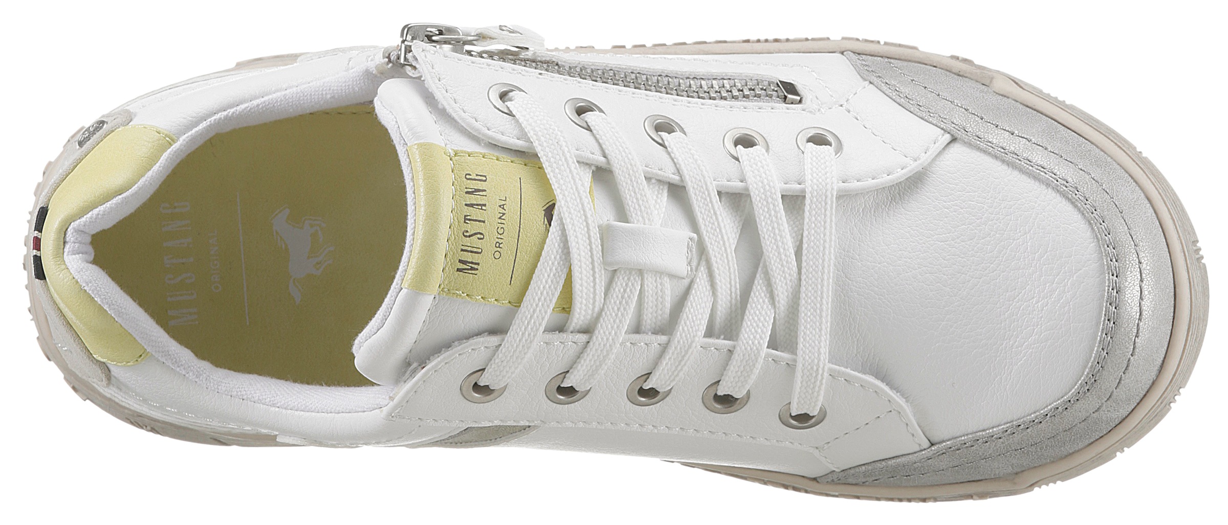 Mustang Shoes Sneaker, mit Kontrastbesätzen, Weite G