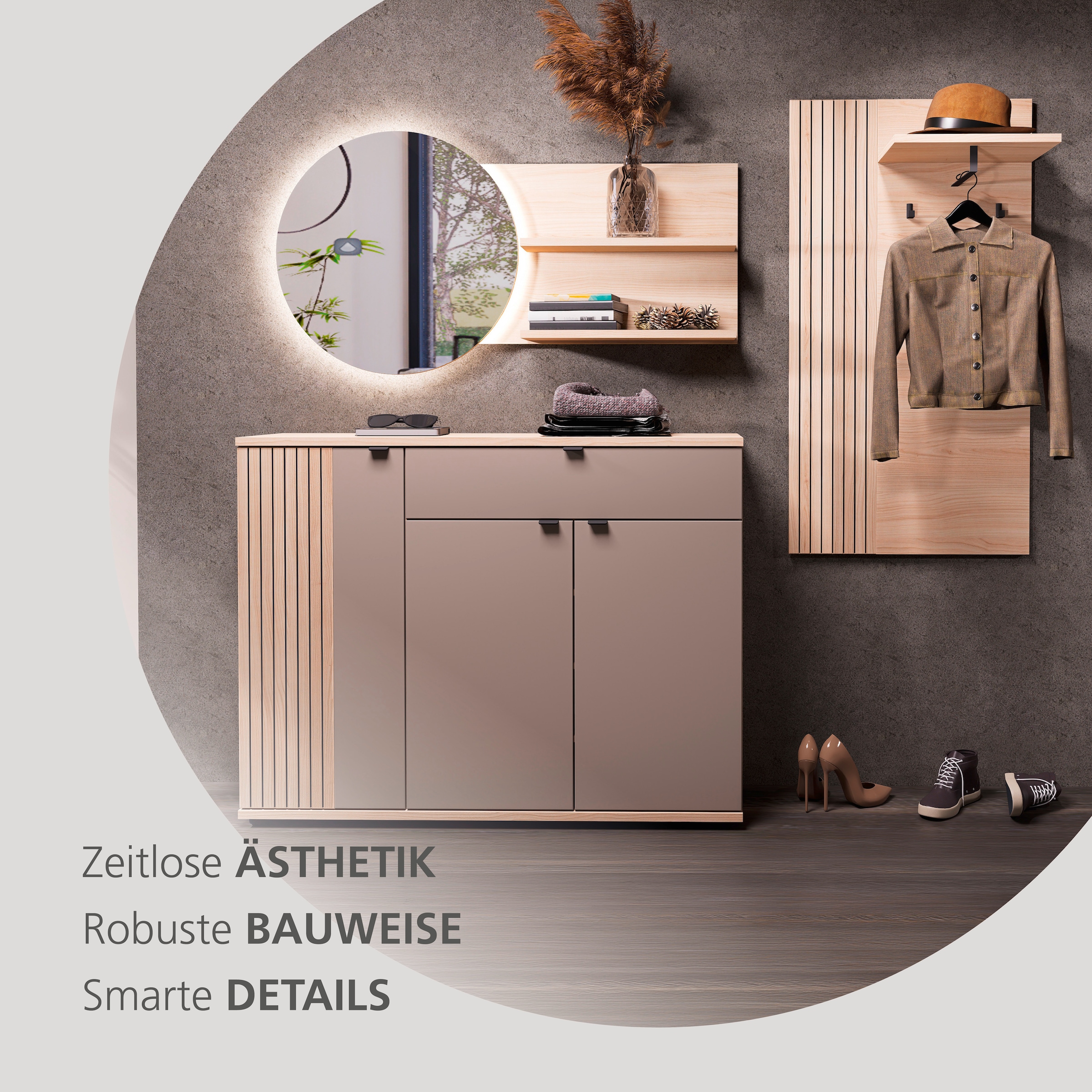 Thumbnail - Innostyle Garderoben-Set "Pisa Garderoben-Set" 3 Stk. tlg.