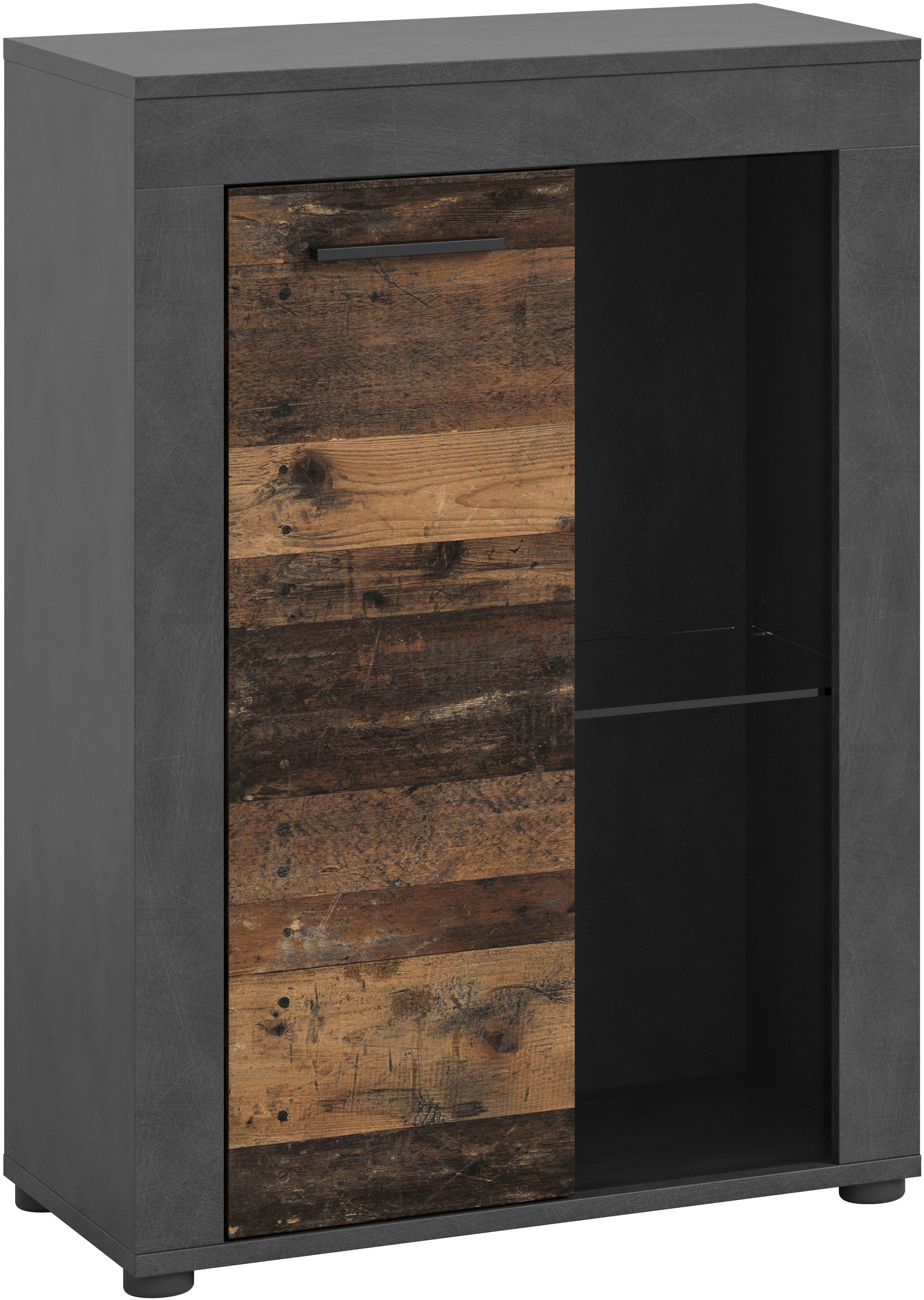 Home affaire Vitrine "AOSTA, TOPSELLER, Breite 60 cm, stehend / hängend, 1 günstig online kaufen