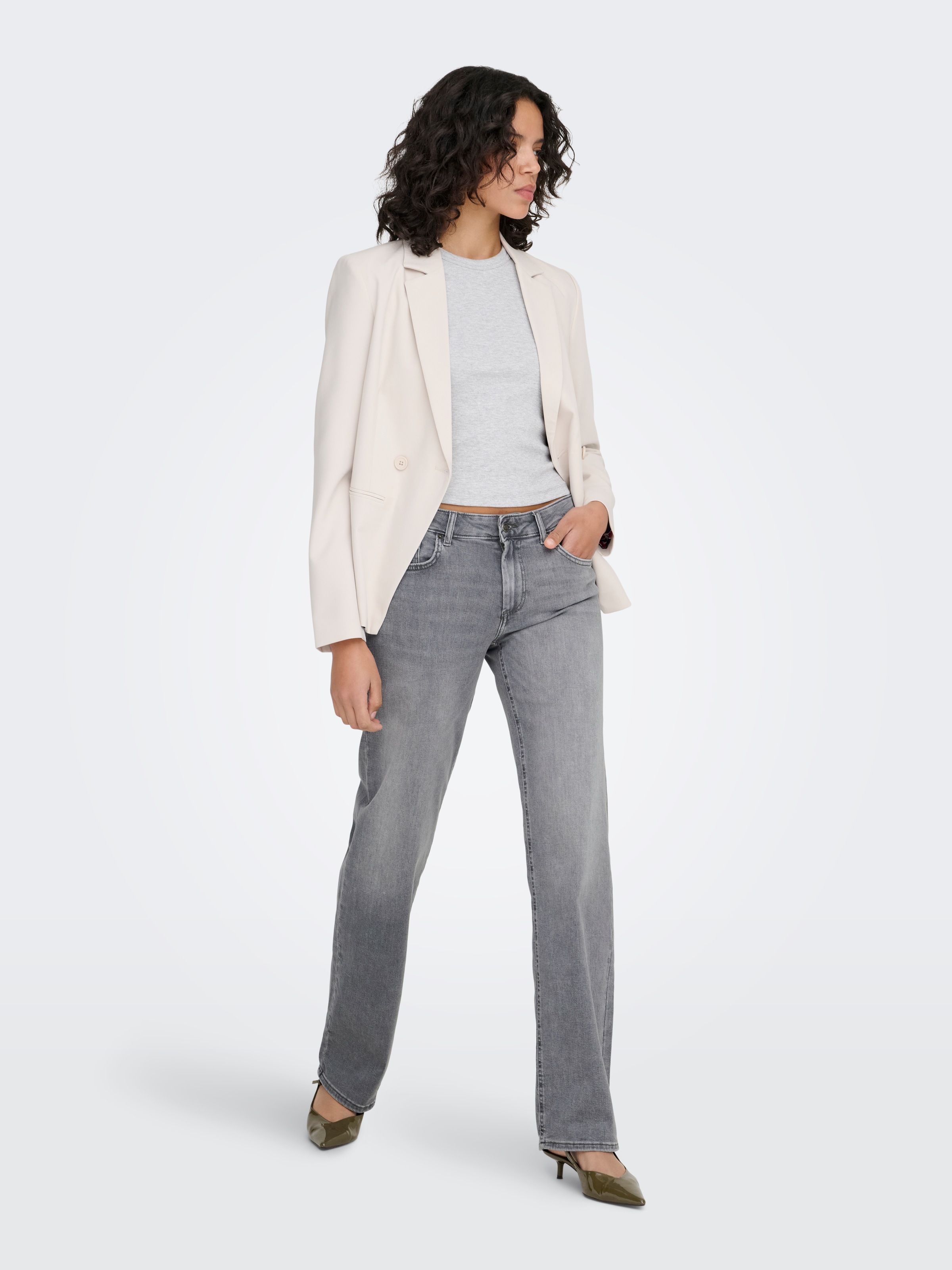 Thumbnail - ONLY Straight-Jeans "ONLBLUSH MID STRAIGHT DNM TAI0918 NOOS"