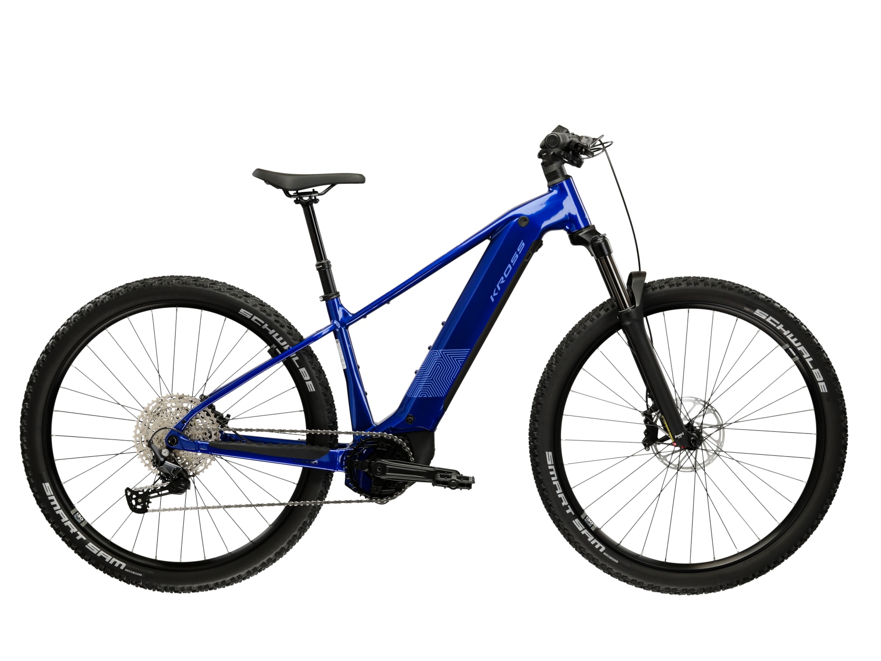 Kross »Influx Hybrid 4.0 21,3Ah / Bosch 800 Wh 29" blau 12 Gänge 2026« 12 Gang Shimano DEORE M6100 Schaltwerk Kettenschaltung Mittelmotor 250 W BOSCH PERFORMANCE LINE CX 36 V/250 W, Mittelmotor
