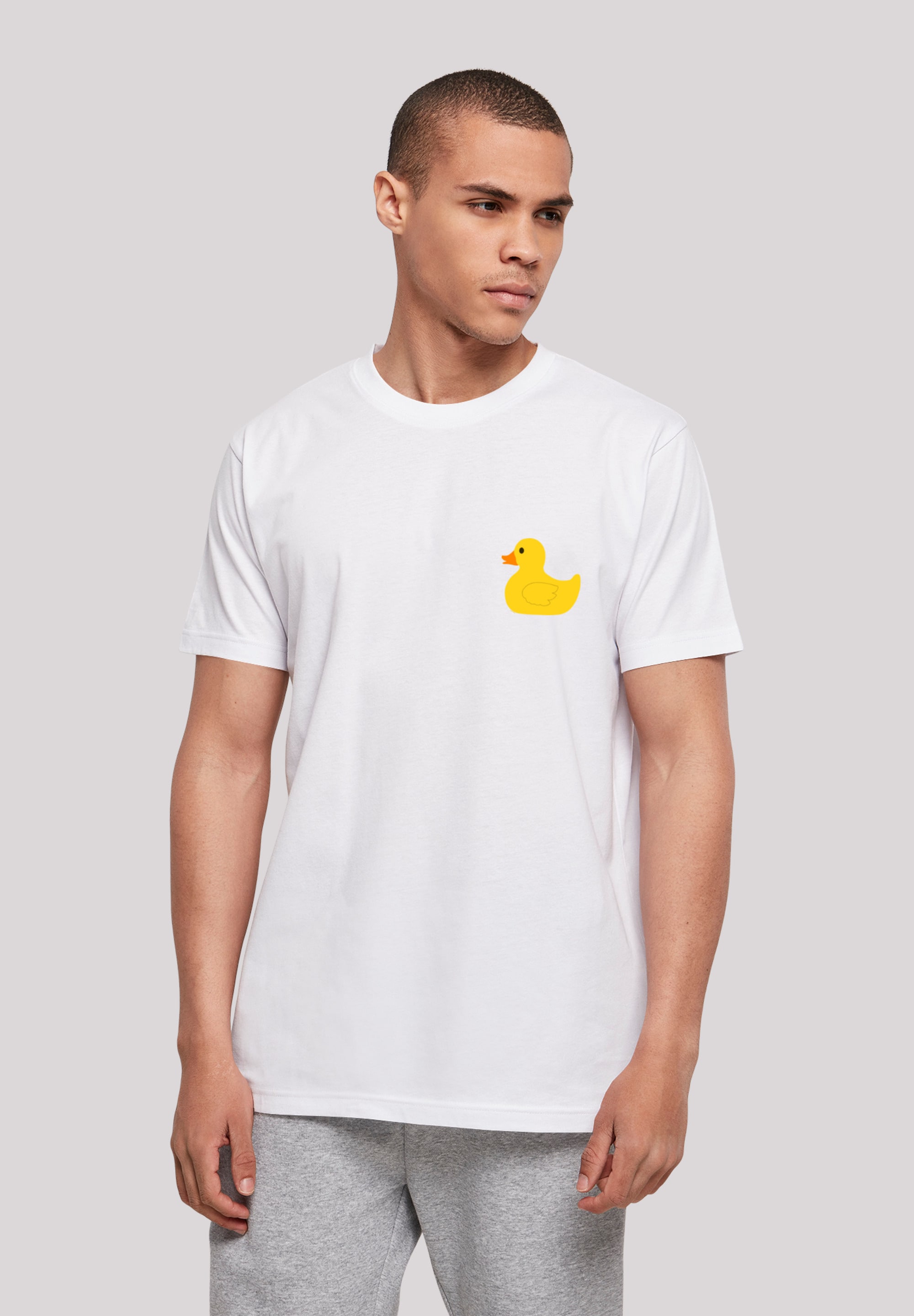 F4NT4STIC T-Shirt »Yellow Rubber Duck TEE UNISEX«, Print