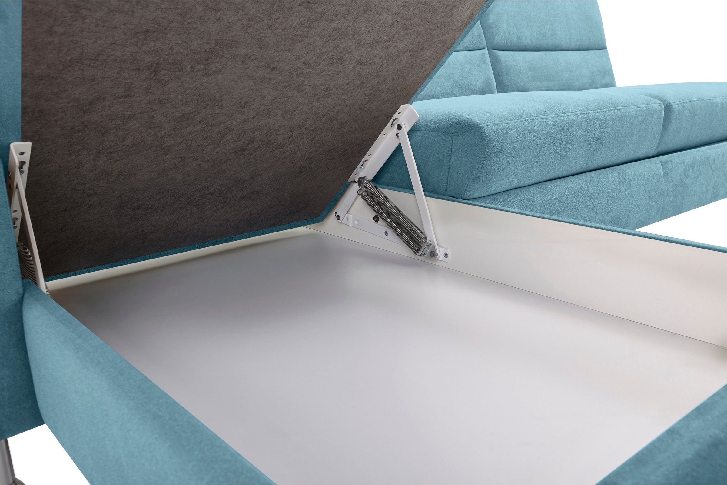 CALIZZA INTERIORS Ecksofa »Onyx L-Form«, Recamiere links oder rechts, wahlweise mit Bettfunktion, Breite 270 cm