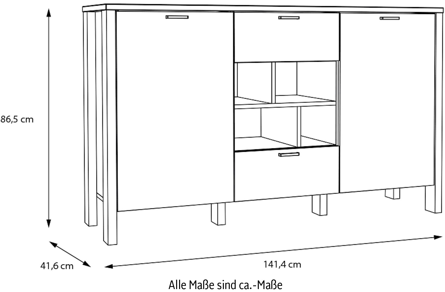 FORTE Sideboard »Saitama«