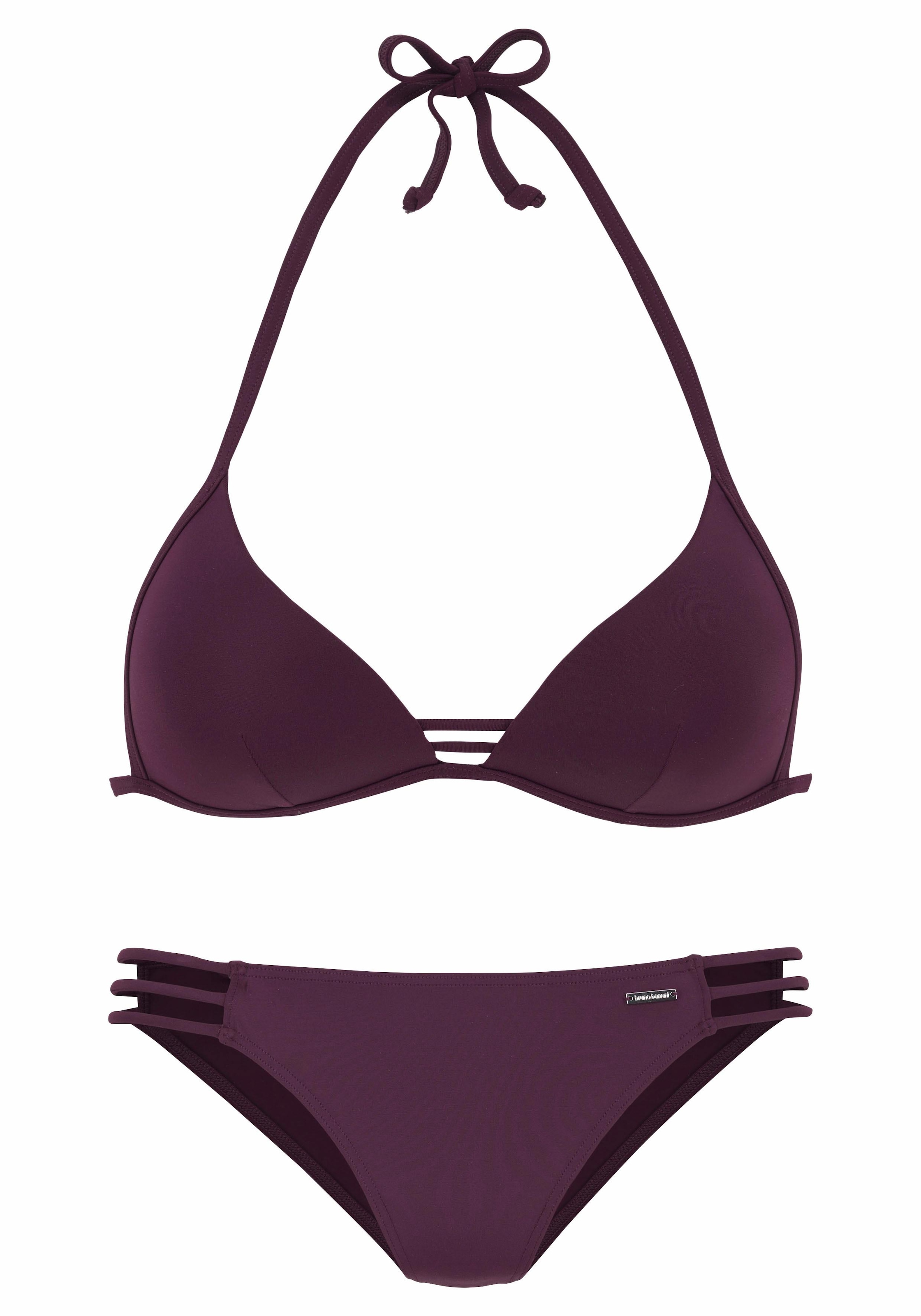 Bruno Banani Triangel-Bikini, mit Zierbändern