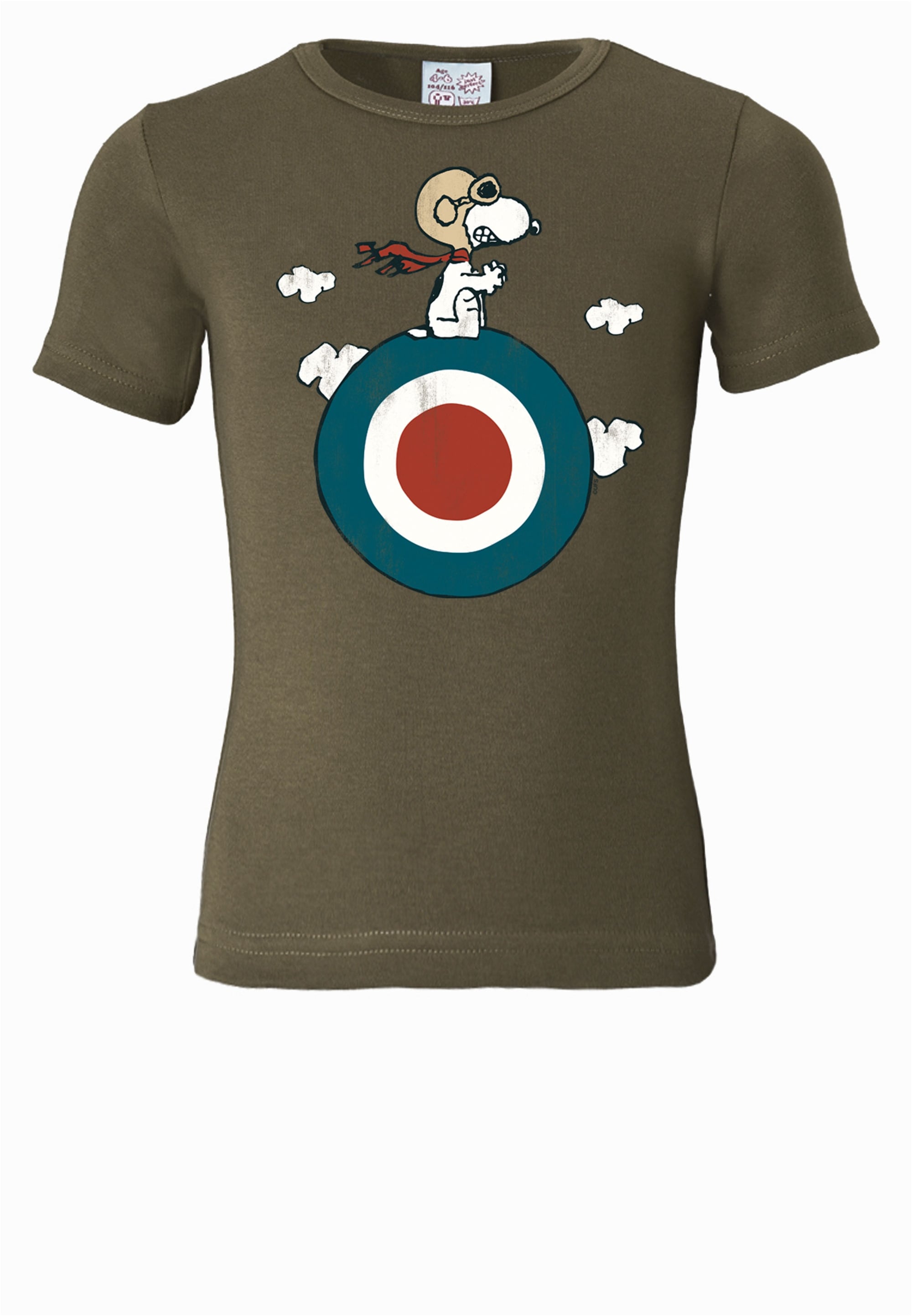 LOGOSHIRT T-Shirt »Snoopy - Target«, mit lizenziertem Originaldesign