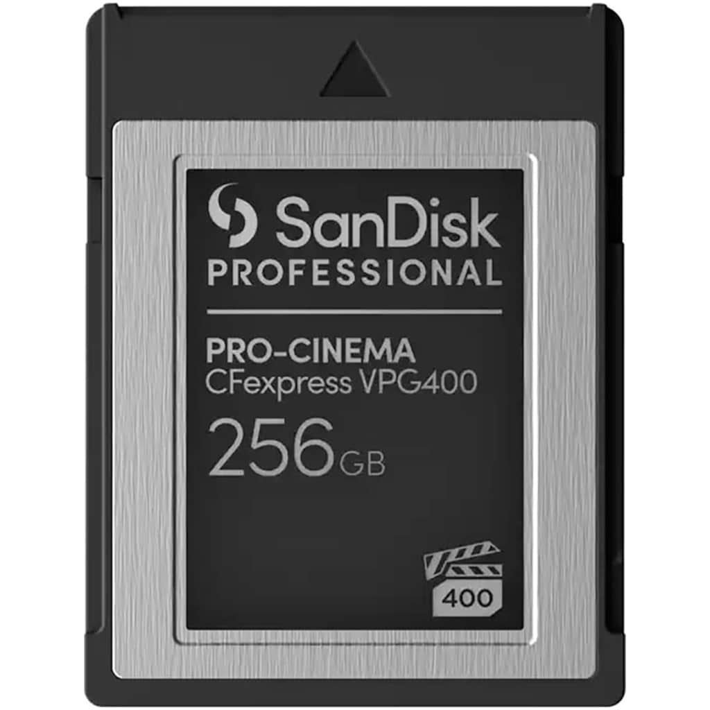 Sandisk Speicherkarte »PRO-CINEMA CFexpress® VPG400 Typ B 256GB«, (1400 MB/s Lesegeschwindigkeit)