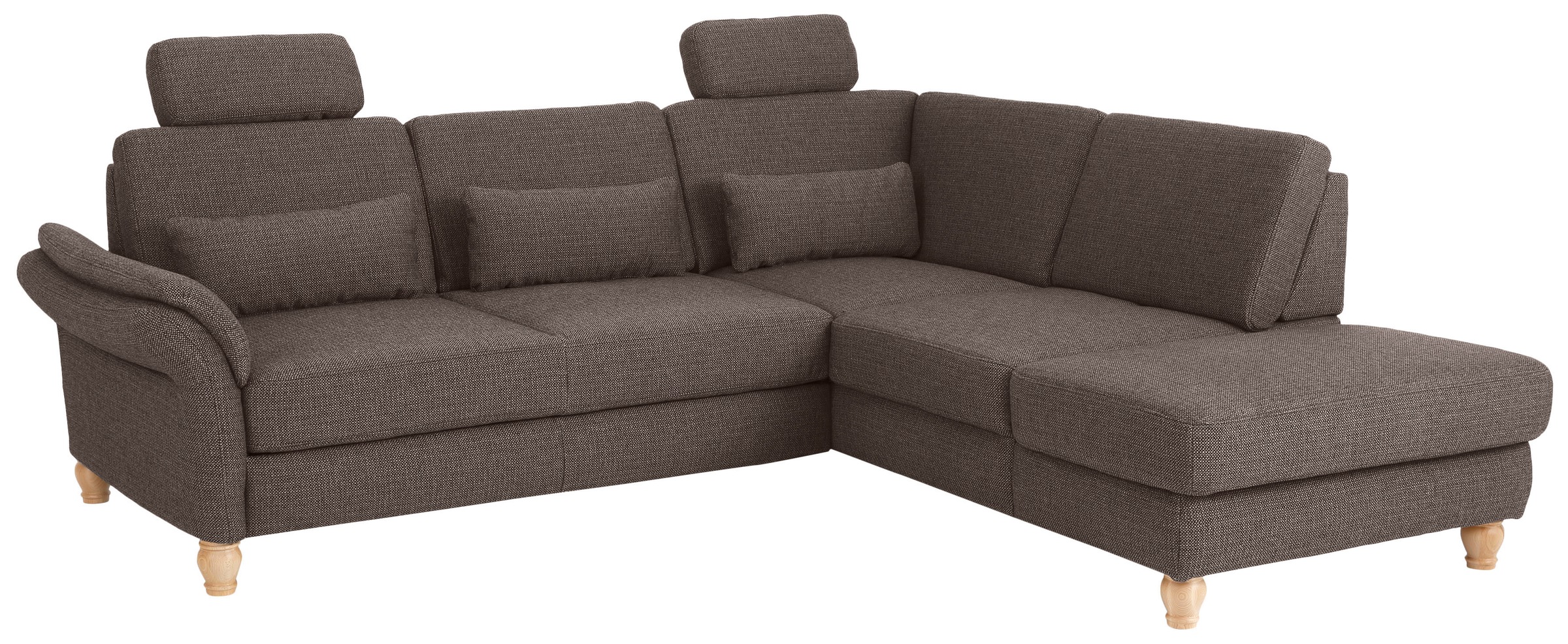 Home affaire Ecksofa »Palace L-Form«, incl. Sitztiefenverstellung, wahlweise mit Bettfunktion und Stauraum