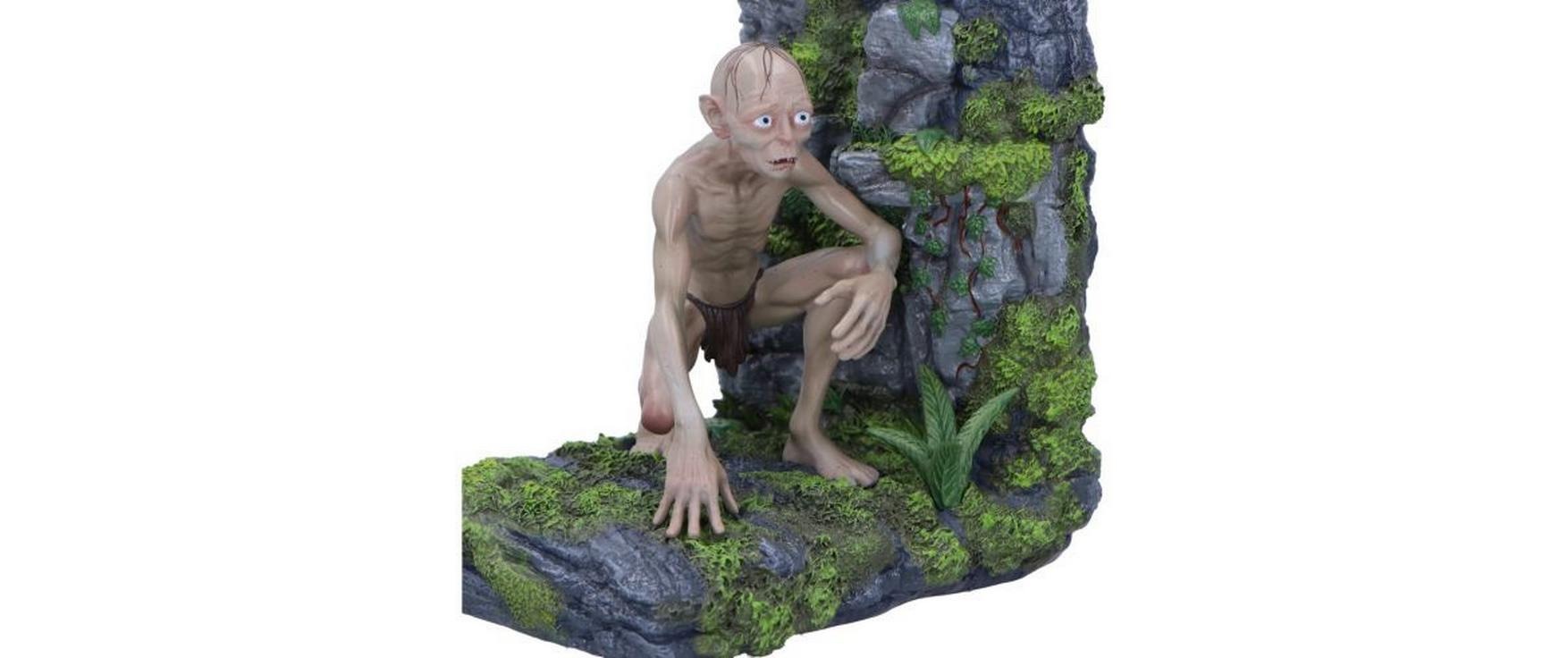 NEMESIS NOW Merchandise-Figur »Herr der Ringe Gollum & Smeagol« Offiziell lizenzierte, handbemalte Buchstützen