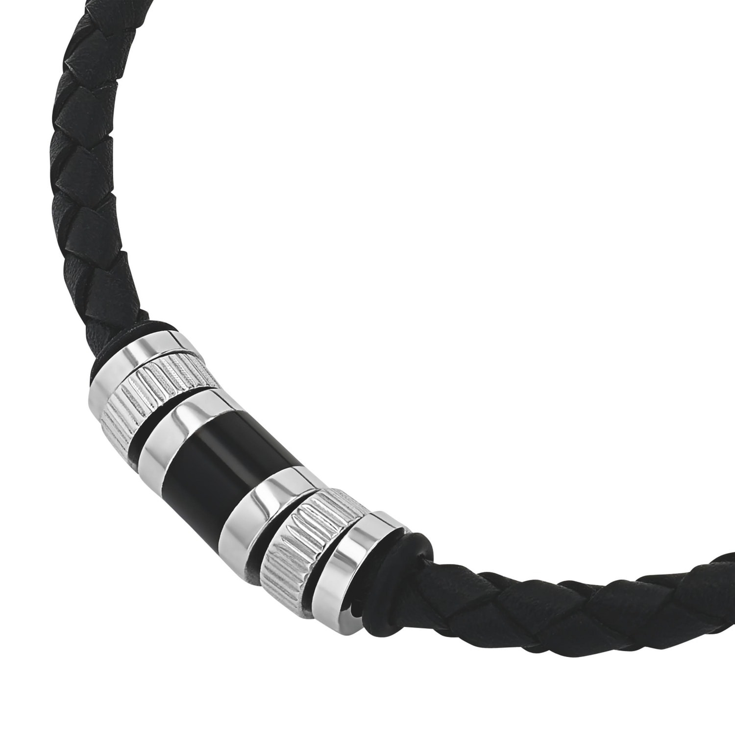 TOM TAILOR Kette mit Anhänger »Schmuck Geschenk Edelstahl Leder Kautschuk«