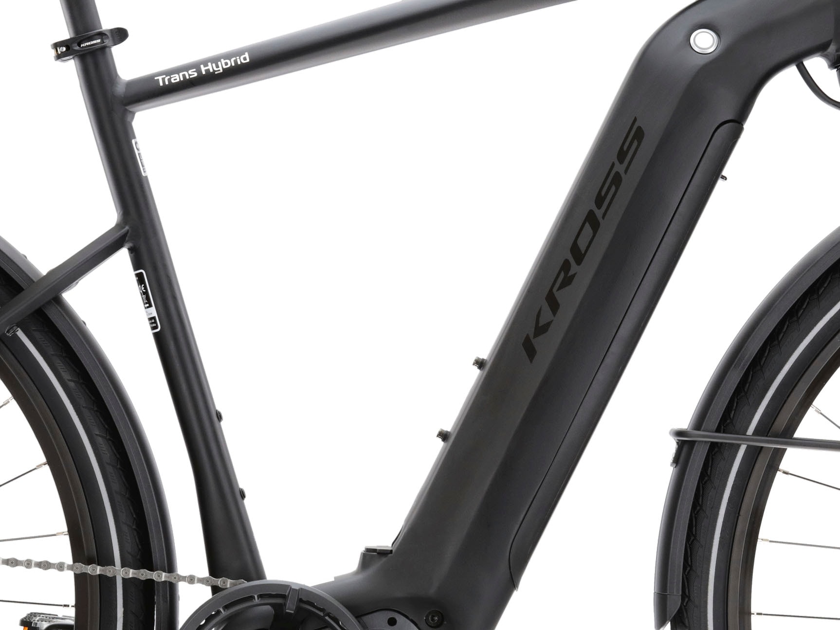 Kross E-Bike »E-Trekkingrad Trans Hybrid 4.0 28 Zoll schwarz«, 9 Gang, Shimano, Acera T3000, Mittelmotor 250 W