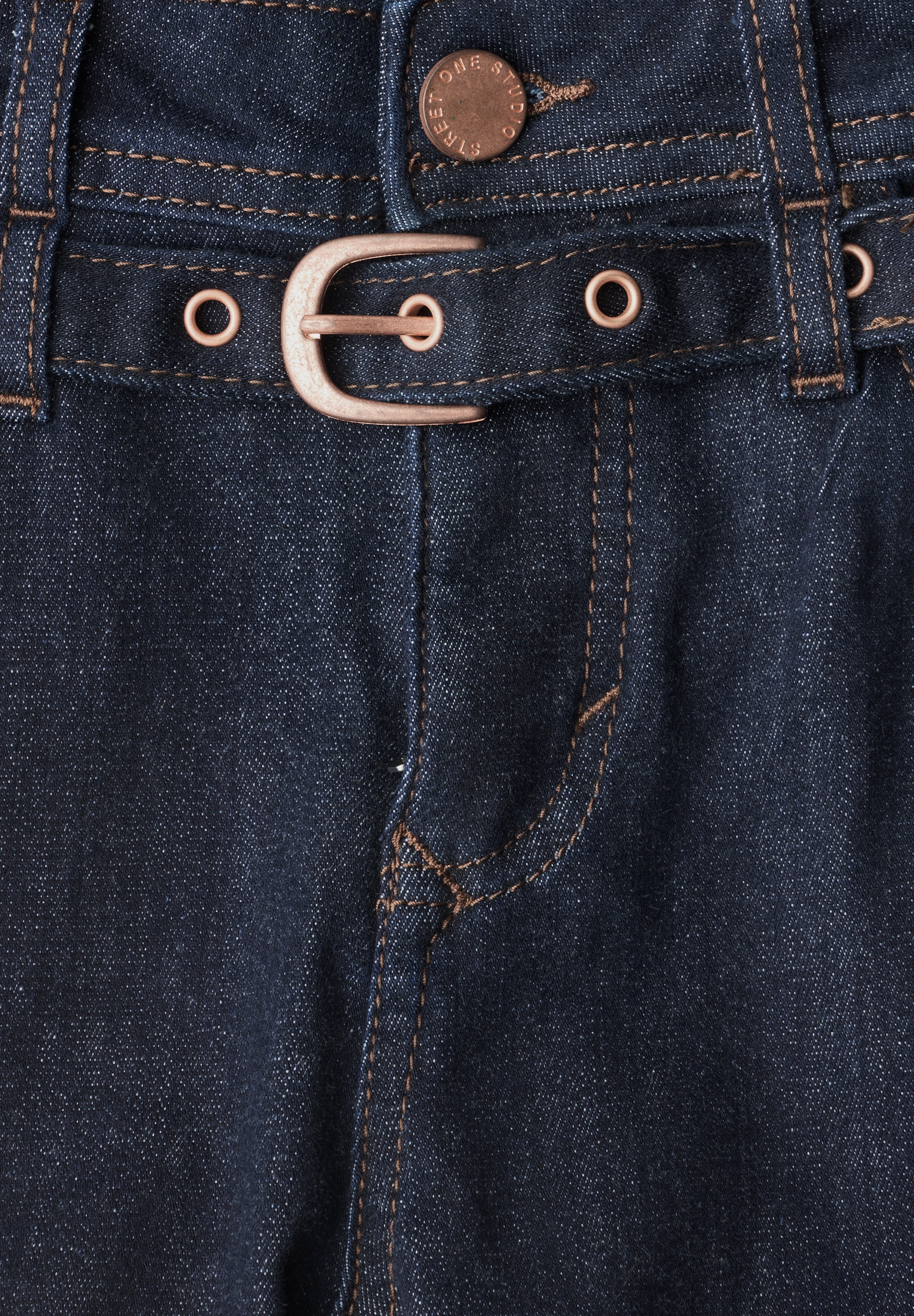 STREET ONE STUDIO Loose-fit-Jeans 5-Pocket-Style
