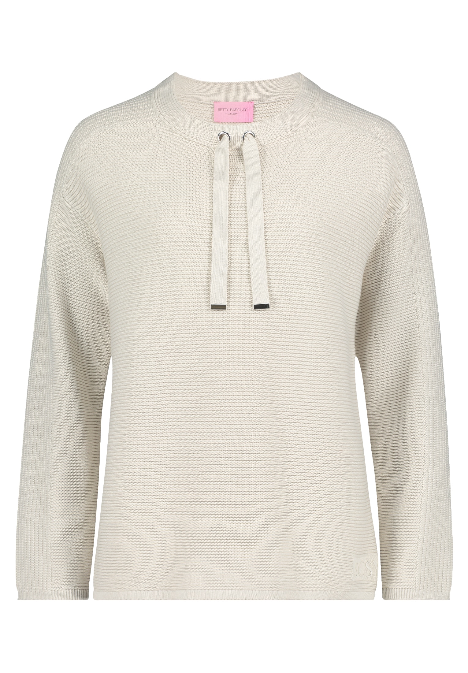 Betty Barclay Strickpullover »Betty Barclay Strickpullover unifarben«, (1 tlg.), Bindeband