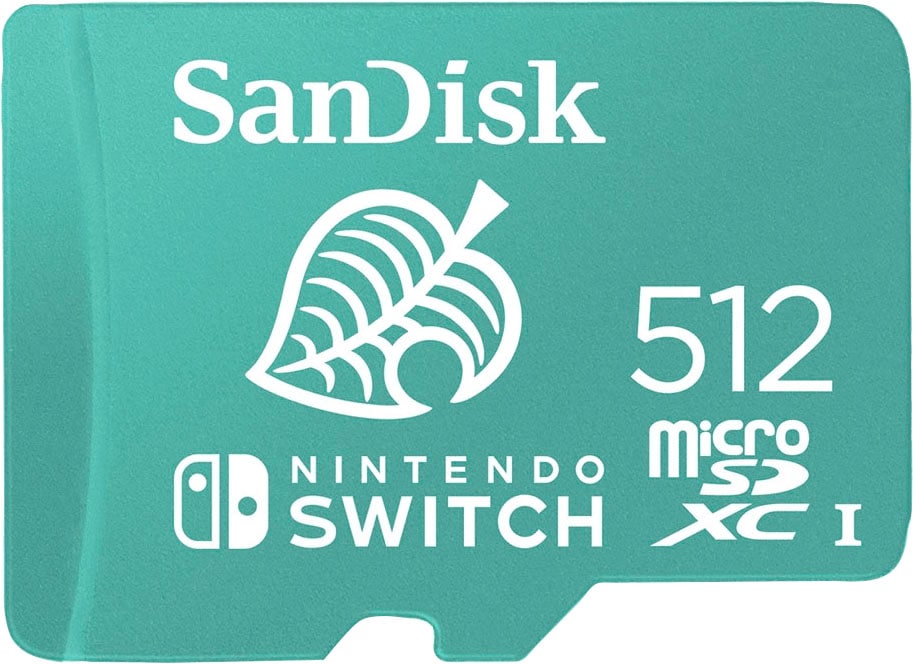 SANDISK Speicherkarte "microSDXC Extreme 512GB für Nintendo Switch", 512 GB, grün, Speicherkarten, A1/V30/U3/C10