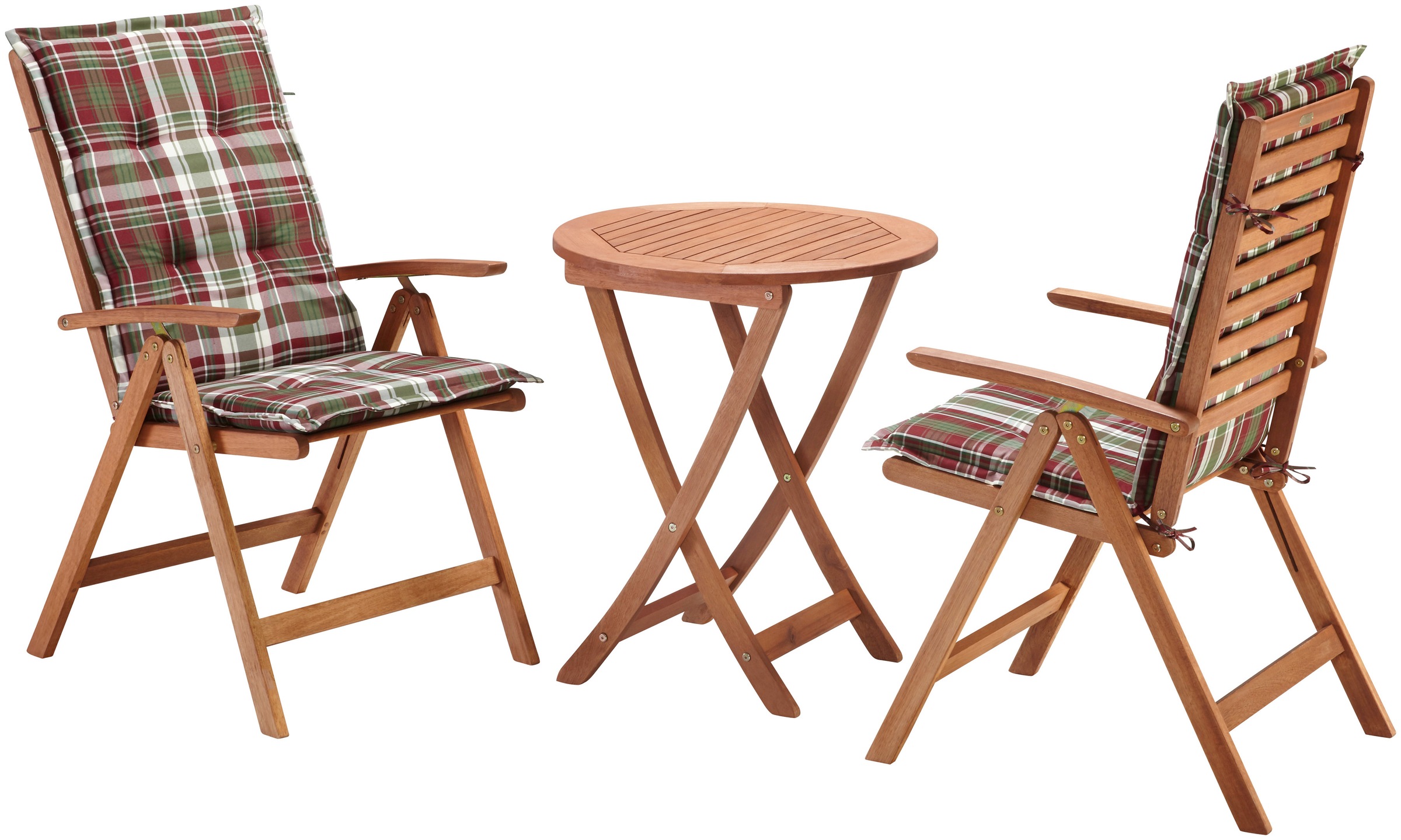 MERXX Balkonset "Borkum, TOPSELLER" 2x Klappsessel, inkl. Sitz- und Rückenk günstig online kaufen